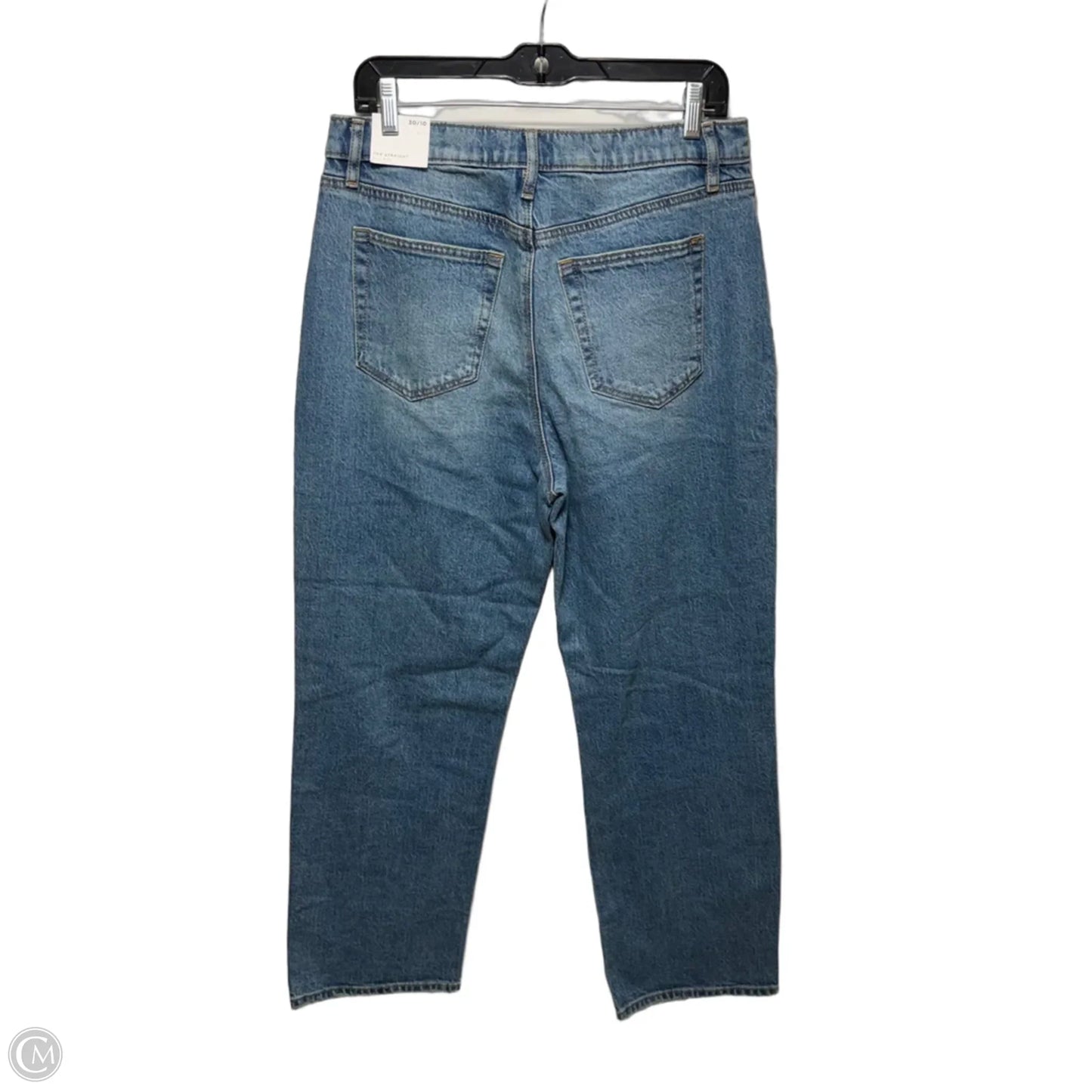 The Straight High Rise Jeans By Loft In Blue Denim, Size: 10/30
