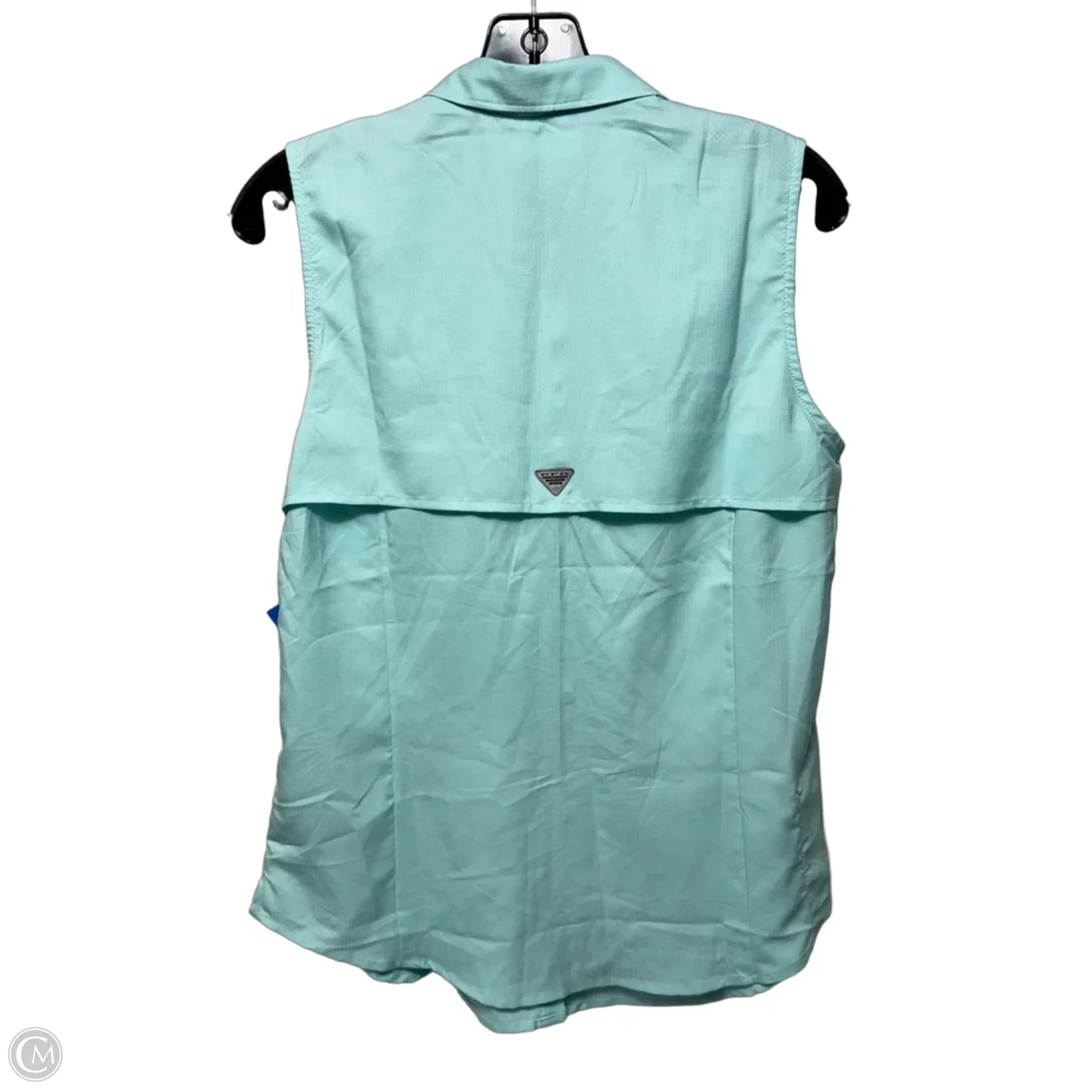 Tamiami Women’s Sleeveless Athletic Top Short Sleeve By Columbia In Aqua, Size: M