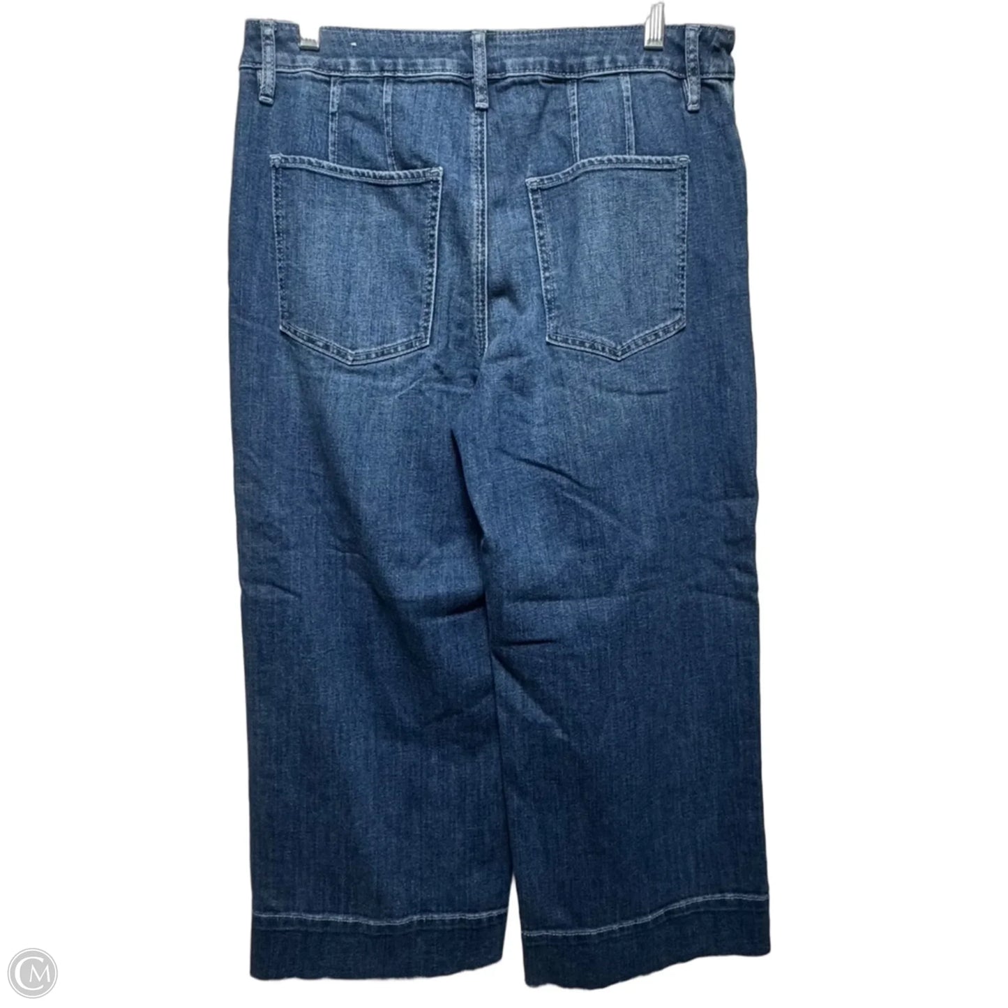 Jeans Wide Leg By Chicos In Blue Denim, Size: 6