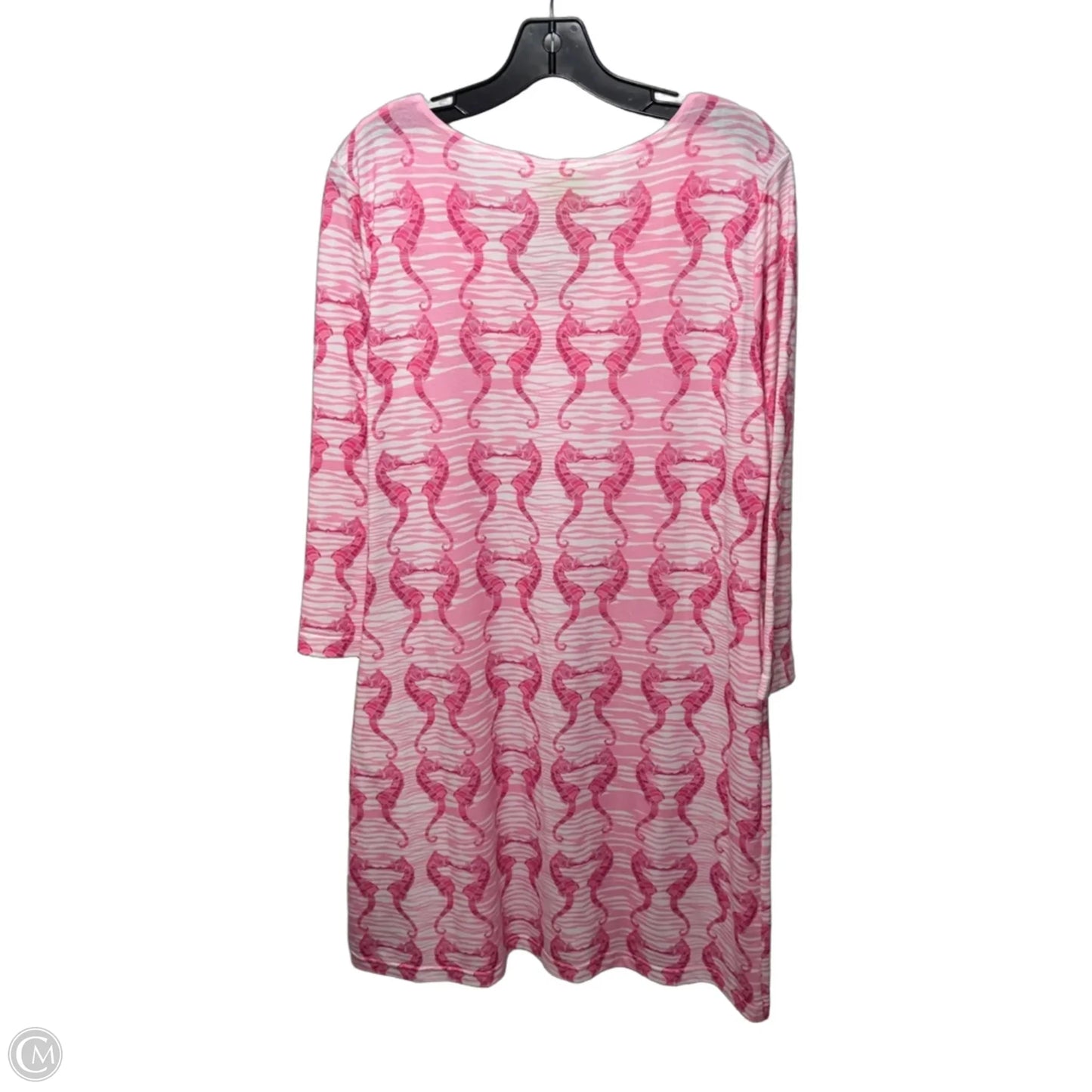 Dress Casual Short By Addie Addison In Seahorse Print, Size: L