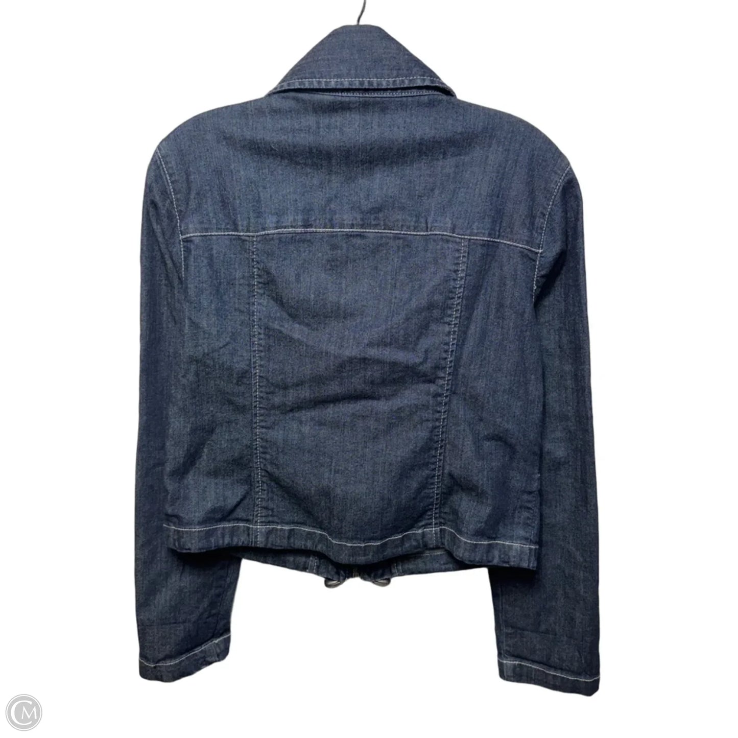 Jacket Denim By Chicos In Blue Denim, Size: M