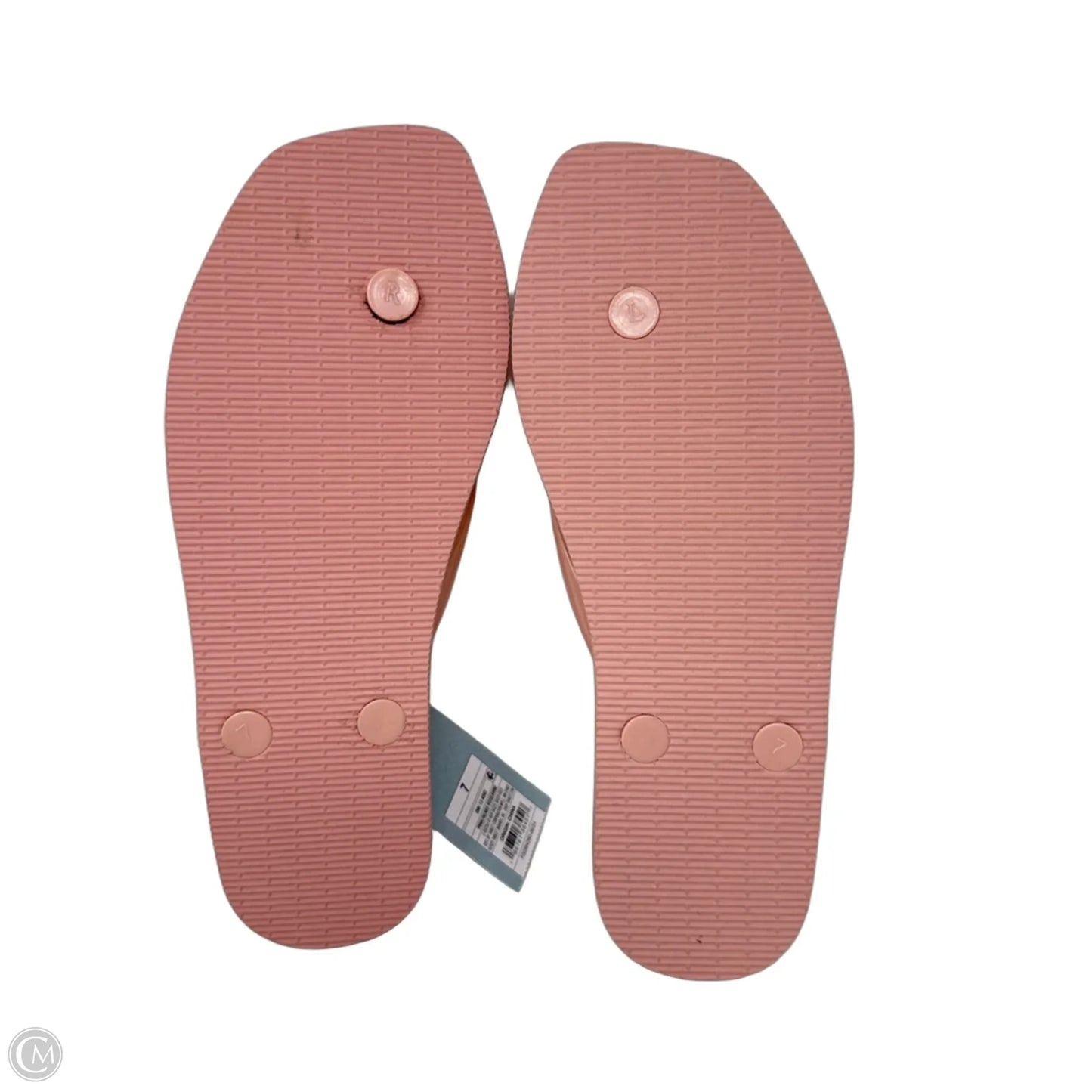 Roseanne Flip Flop Sandals By Shade & Shore In Pink, Size: 7
