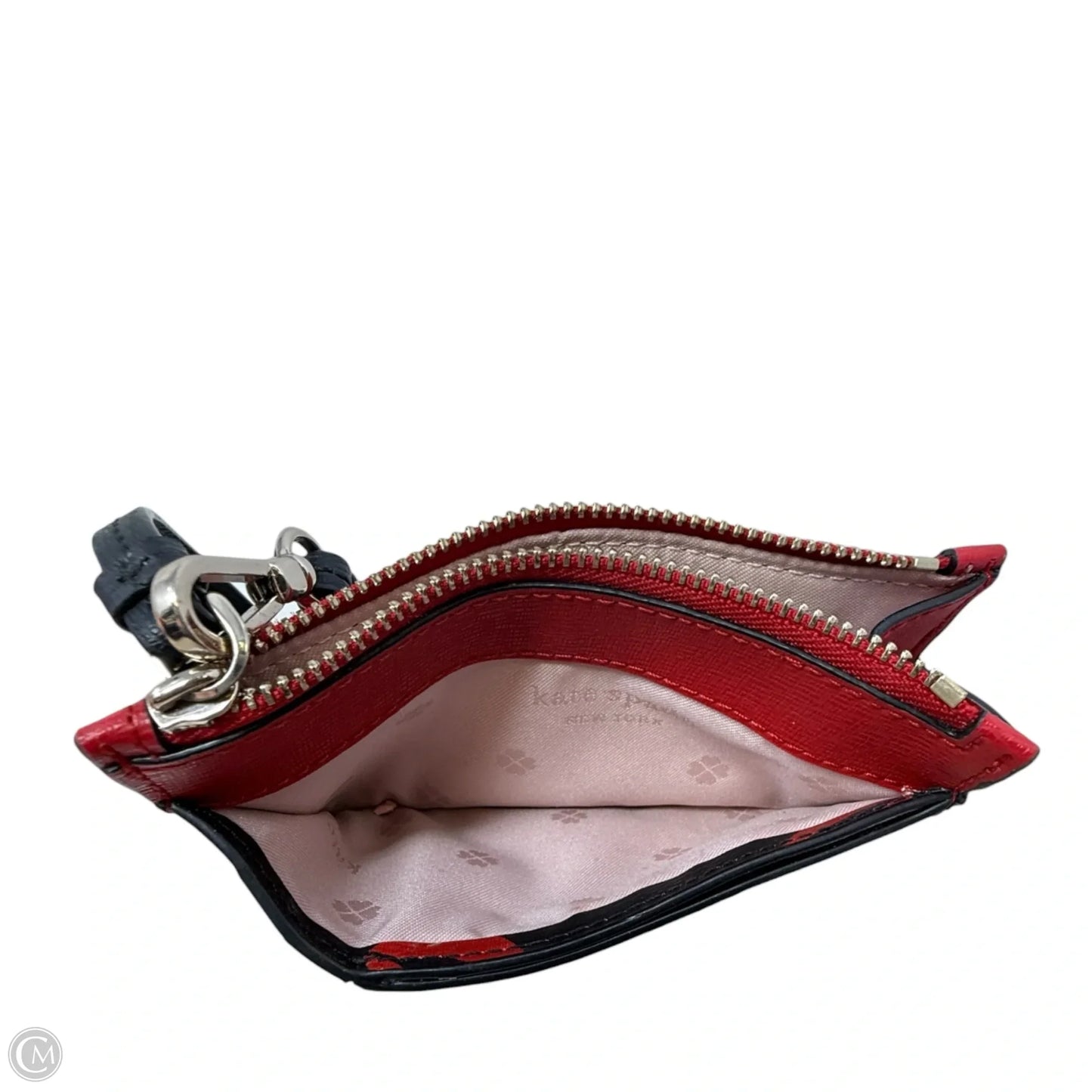 Spencer Kisses Card Wallet/Wristlet Designer By Kate Spade, Size: Medium