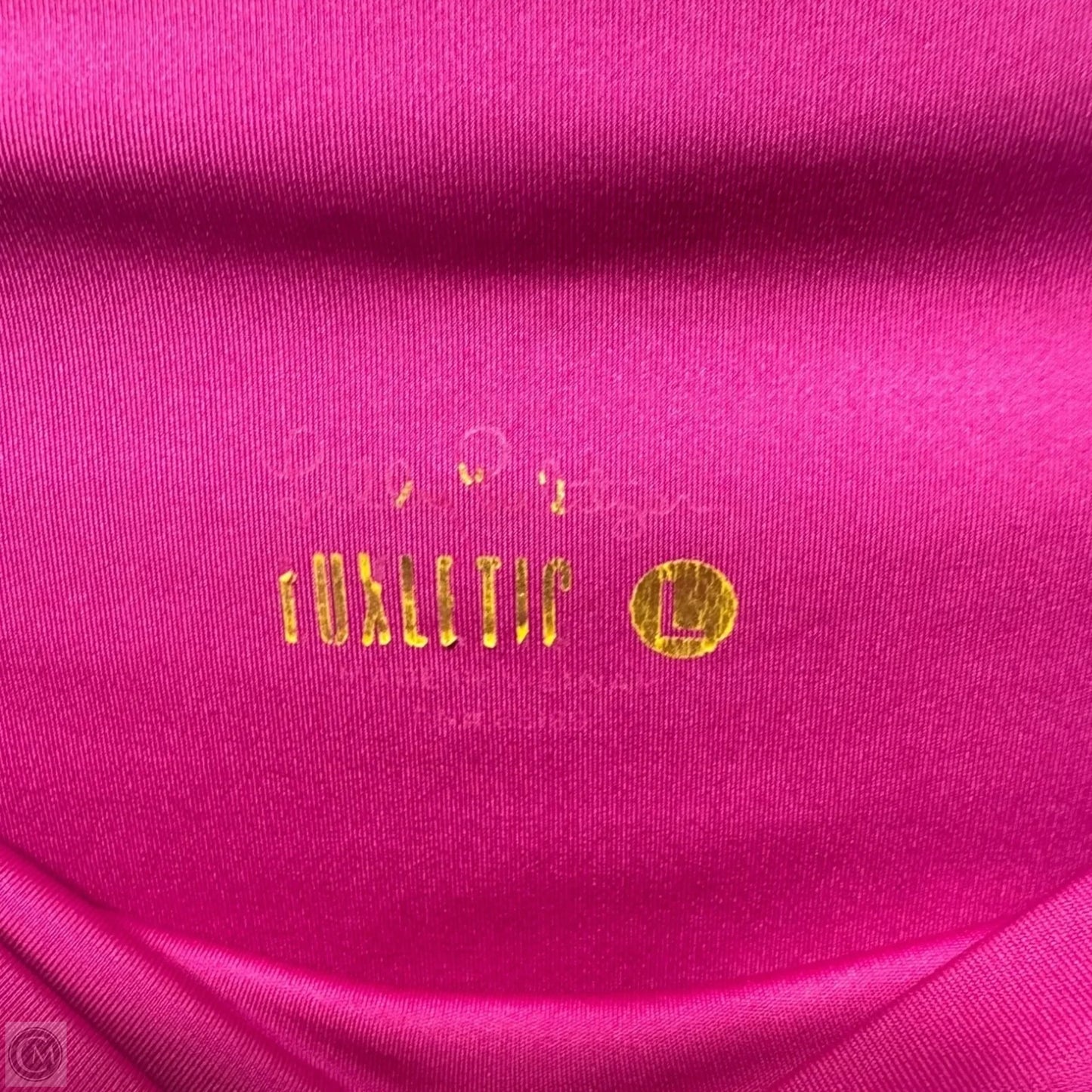 Flared Athletic Leggings Designer By Luxletic Lilly Pulitzer In Pink, Size: L