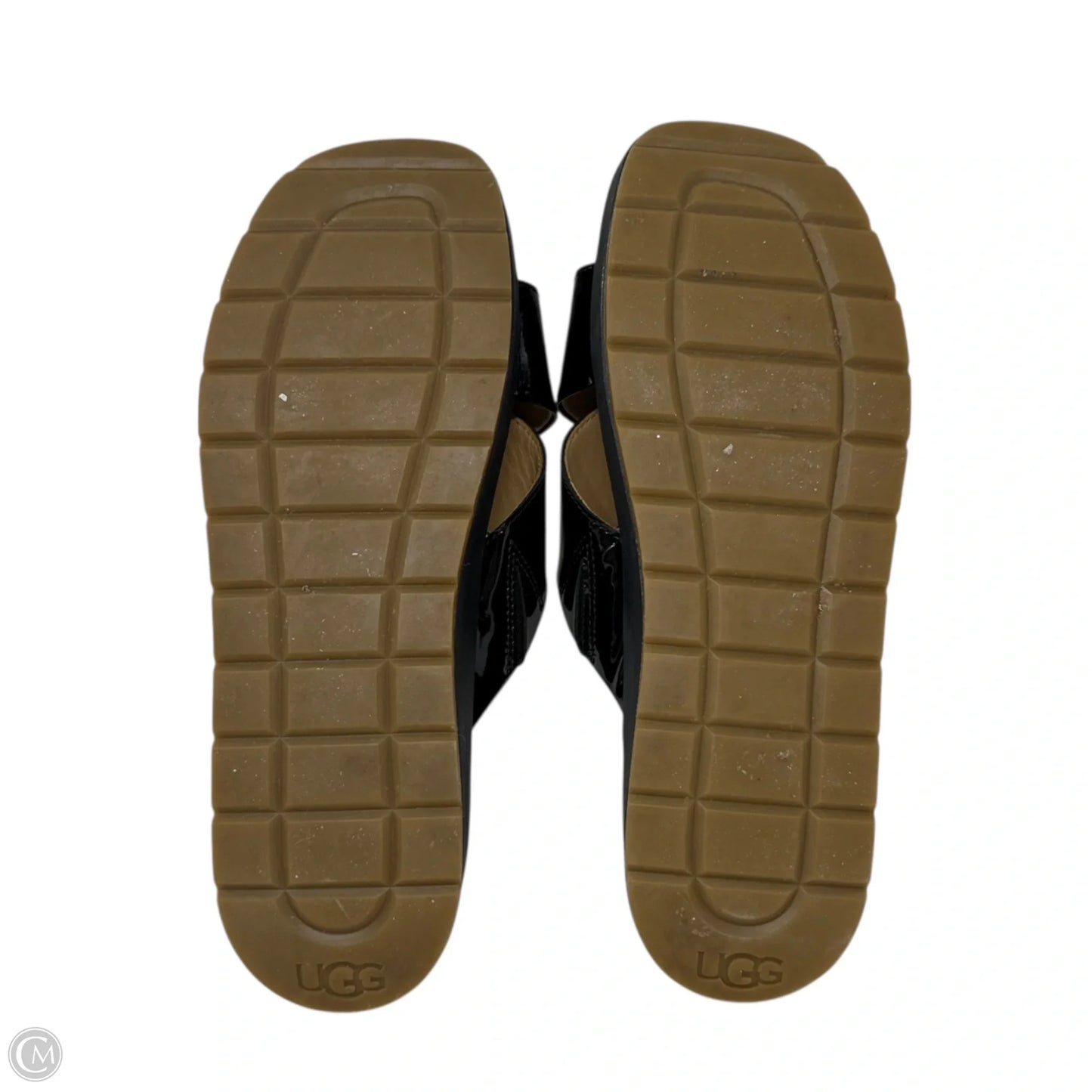 Emily Crisscross Sandals Designer By Ugg In Black, Size: 9