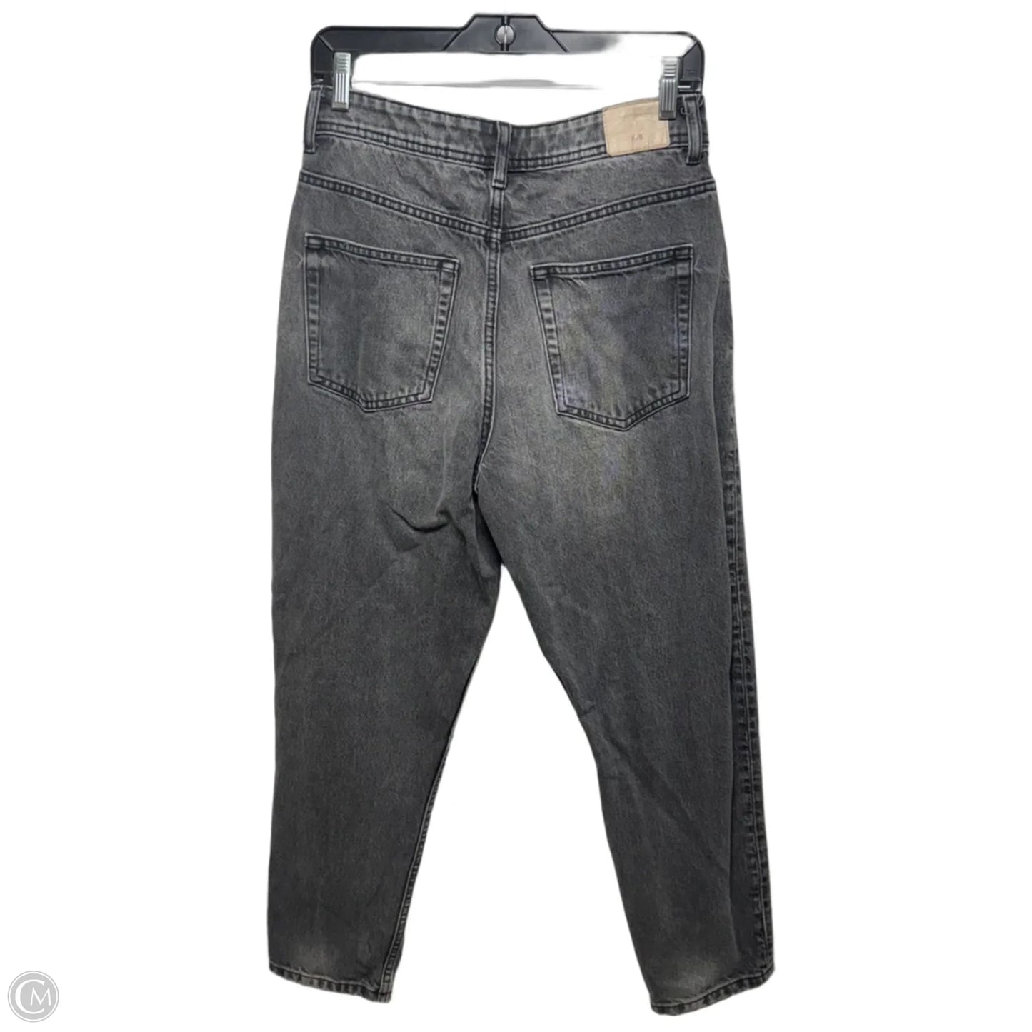 Distressed Jeans Straight By Zara In Black, Size: 6