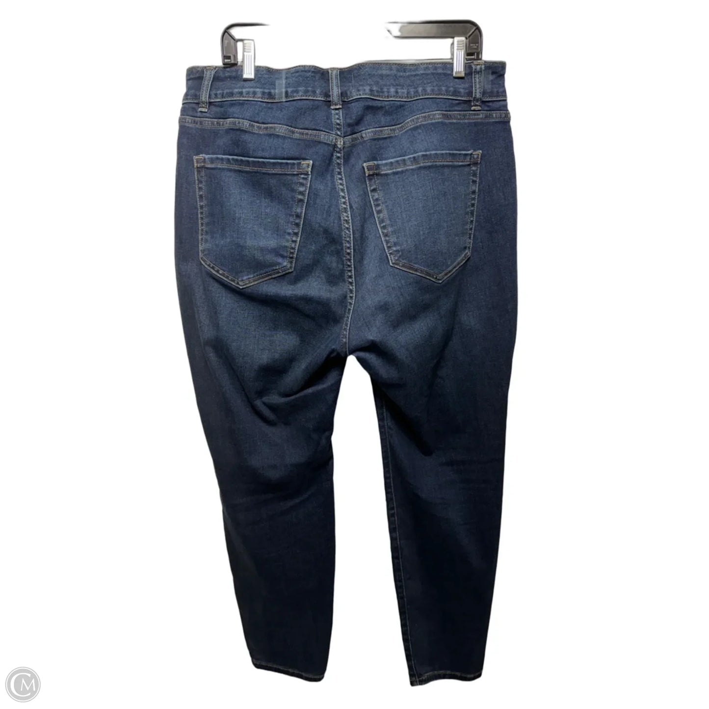 High Rise Skinny Jeans By Lane Bryant In Blue Denim, Size: 18