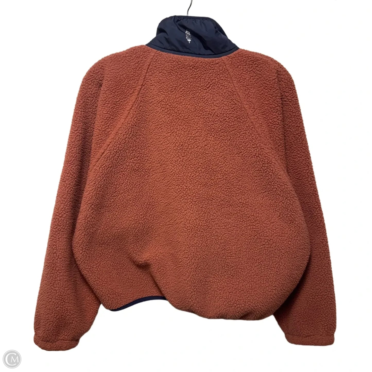Jacket Fleece By Free People In Orange, Size: Xs