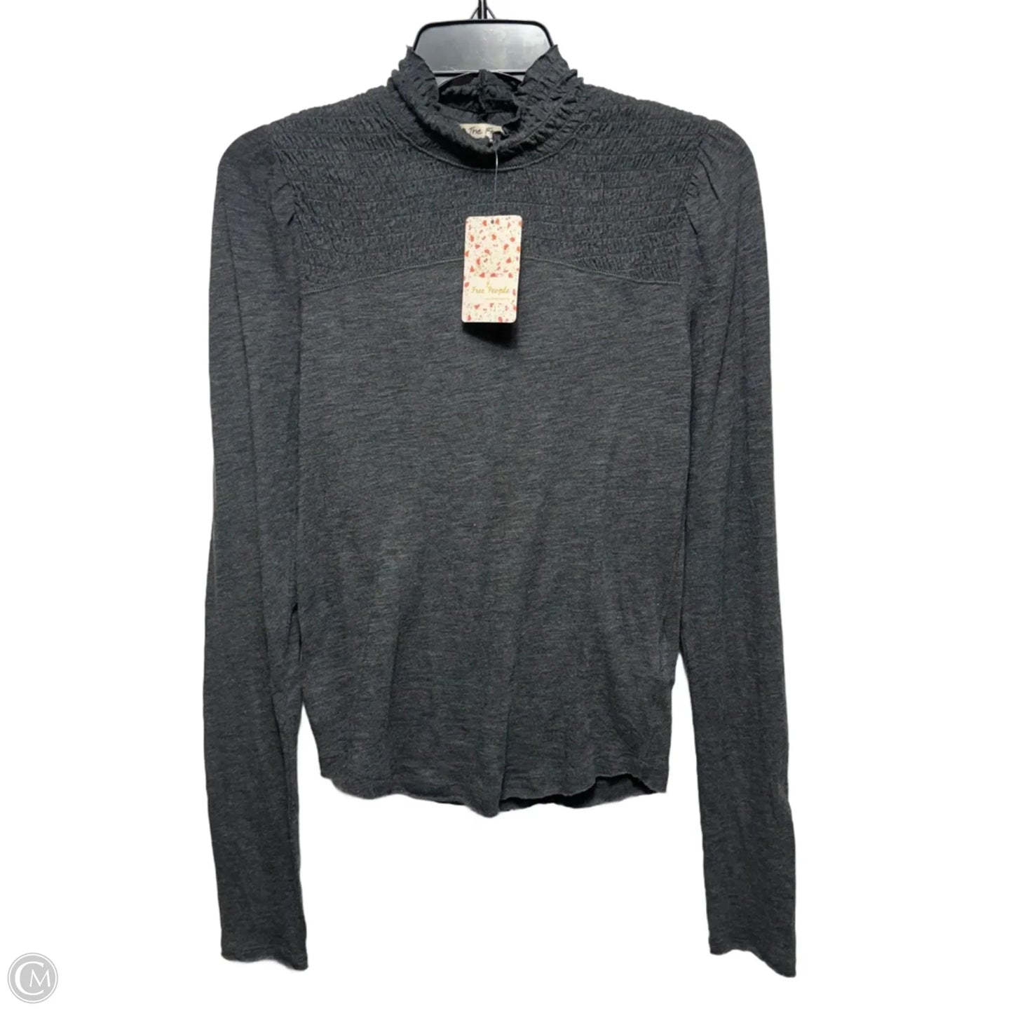 Top Long Sleeve By Free People In Grey, Size: M