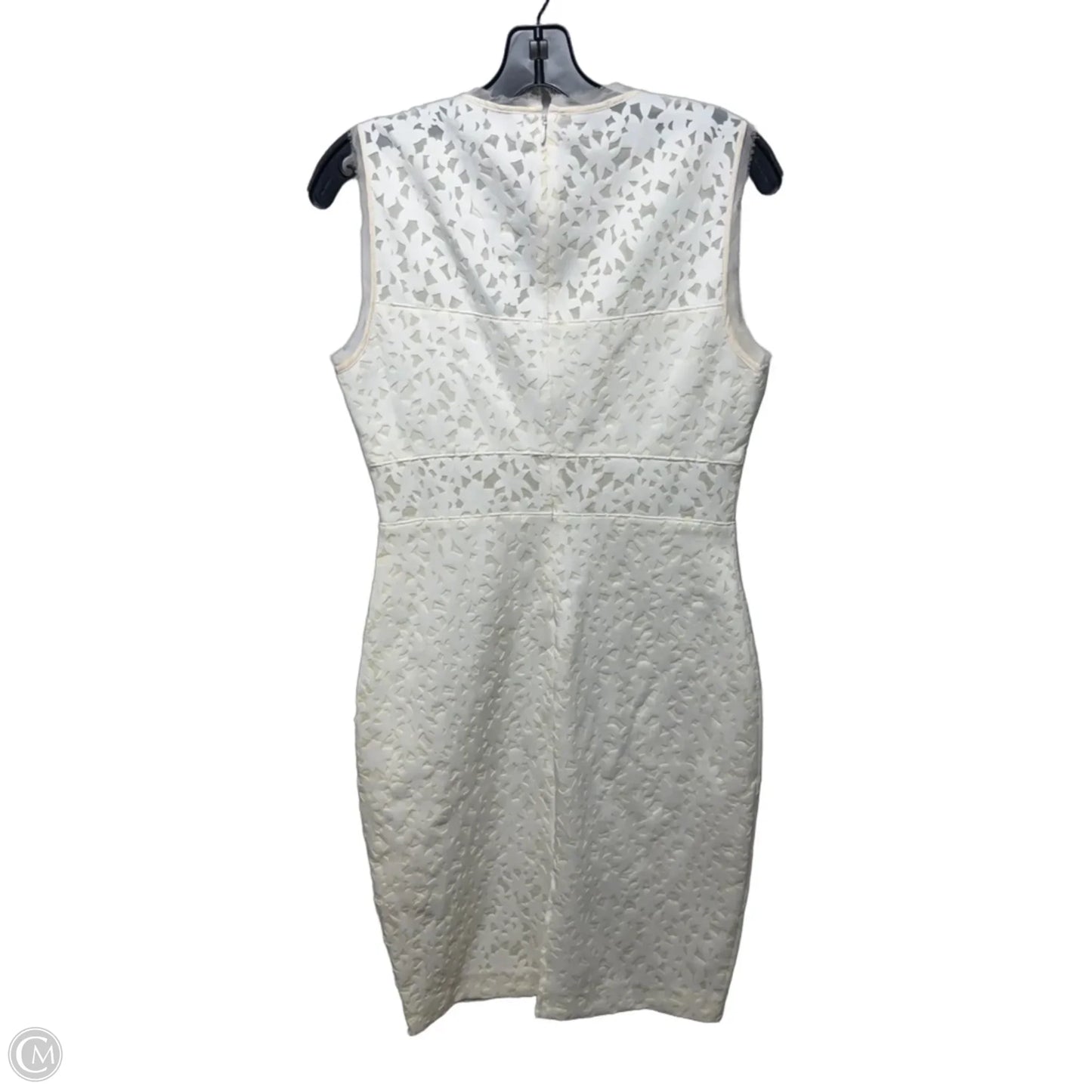 Levine Lace & Mesh Sheath Cocktail Dress By Elizabeth And James In Ivory, Size: 12