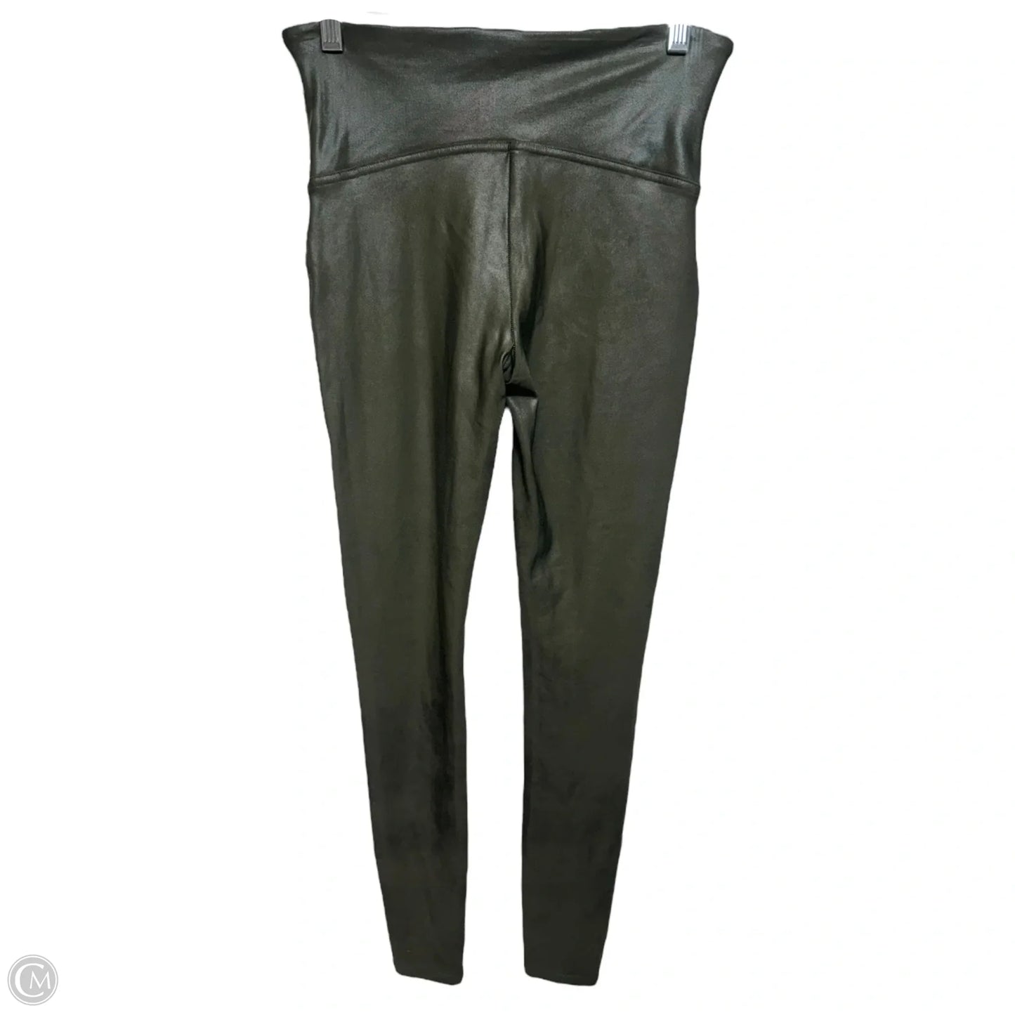 Athletic Leggings By Spanx In Green, Size: M