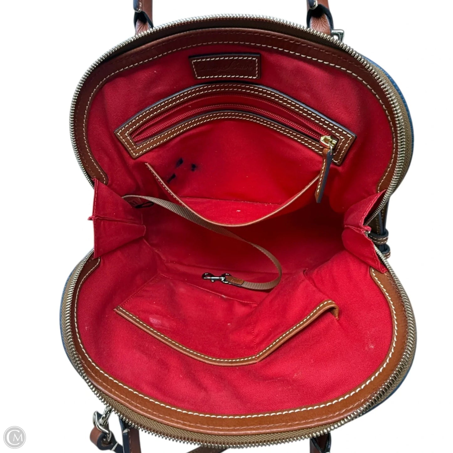 Pebble Grain Zip Zip Satchel Designer By Dooney And Bourke, Size: Medium