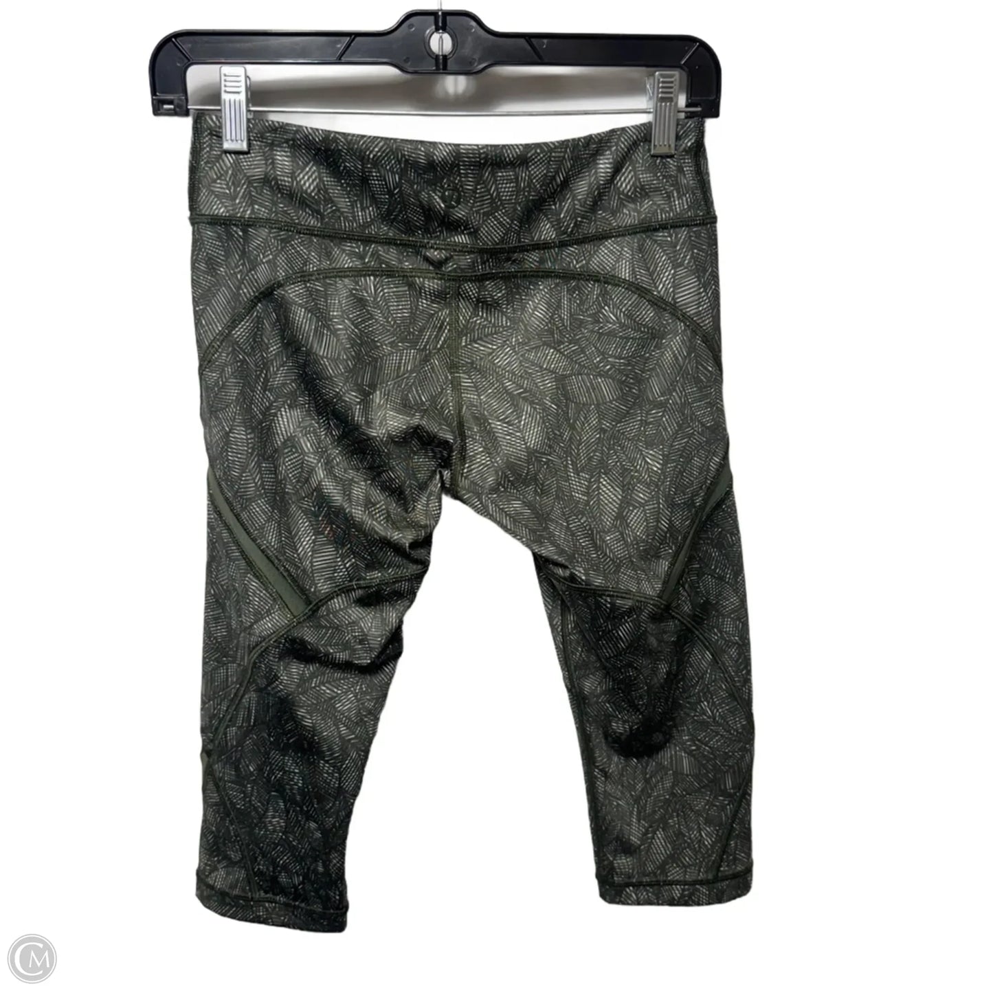 Athletic Leggings Capris By Lululemon In Green, Size: 4