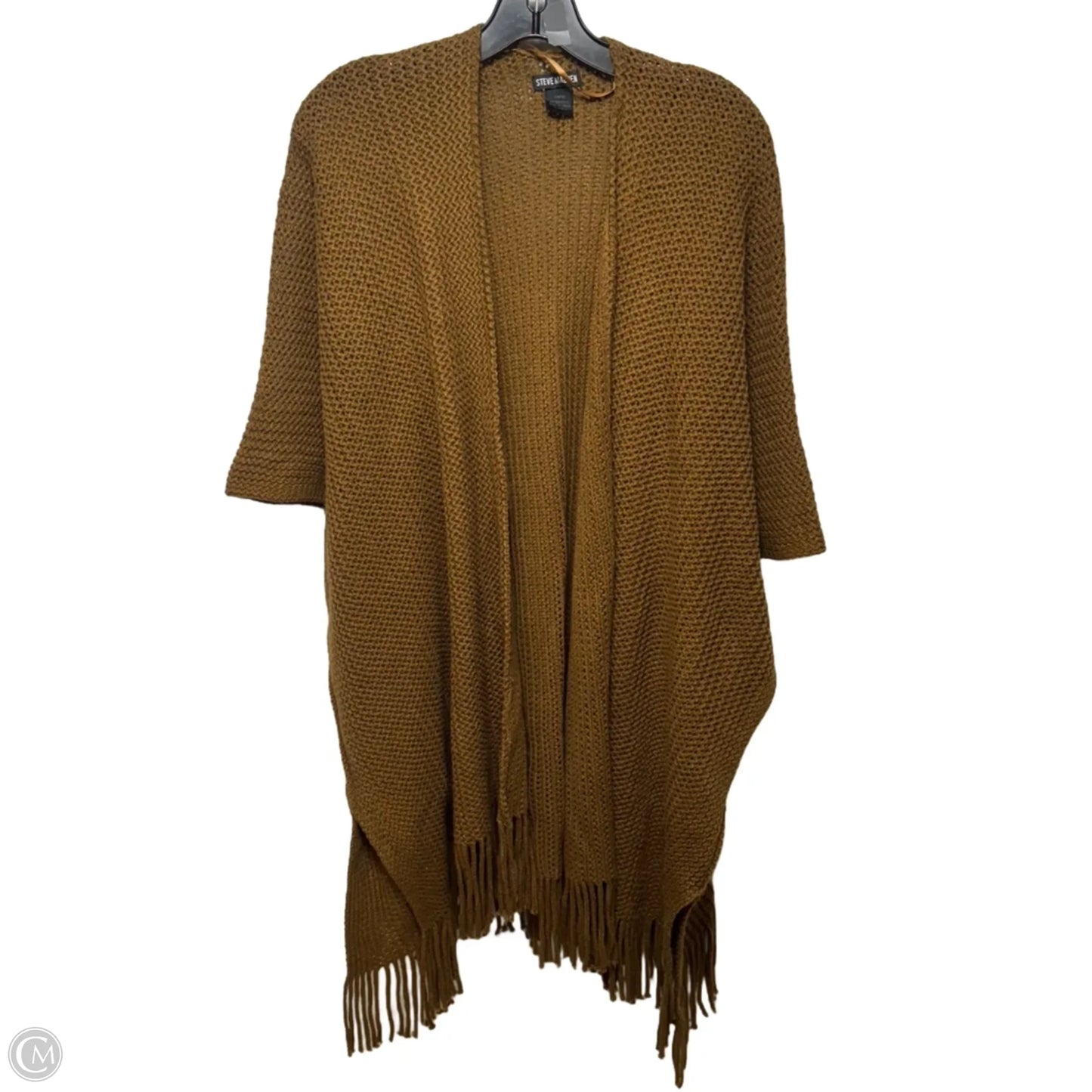 Poncho By Steve Madden In Brown, Size: Osfm