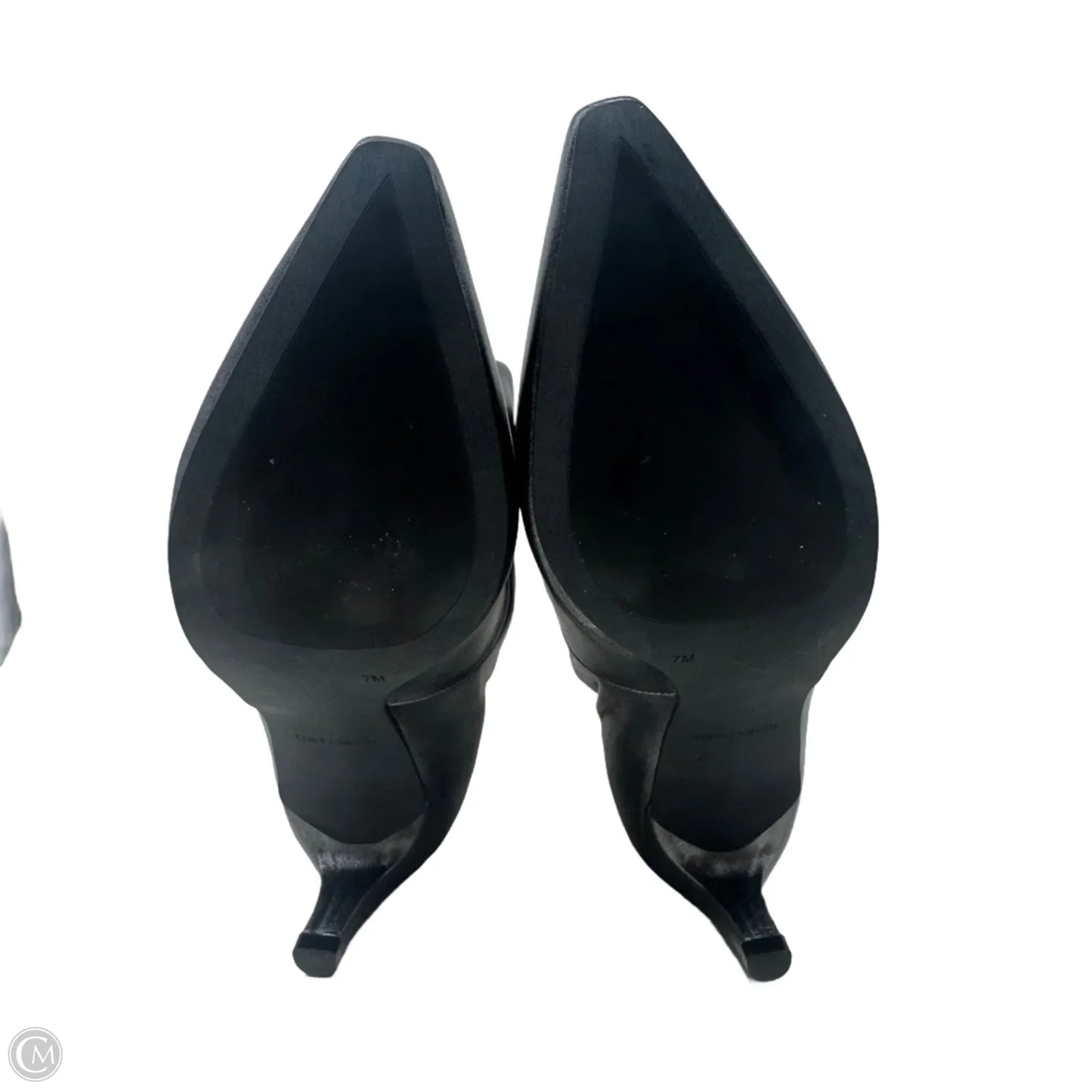 Metallic Kitten Heel Boots Ankle Heels By Vince Camuto In Silver, Size: 7