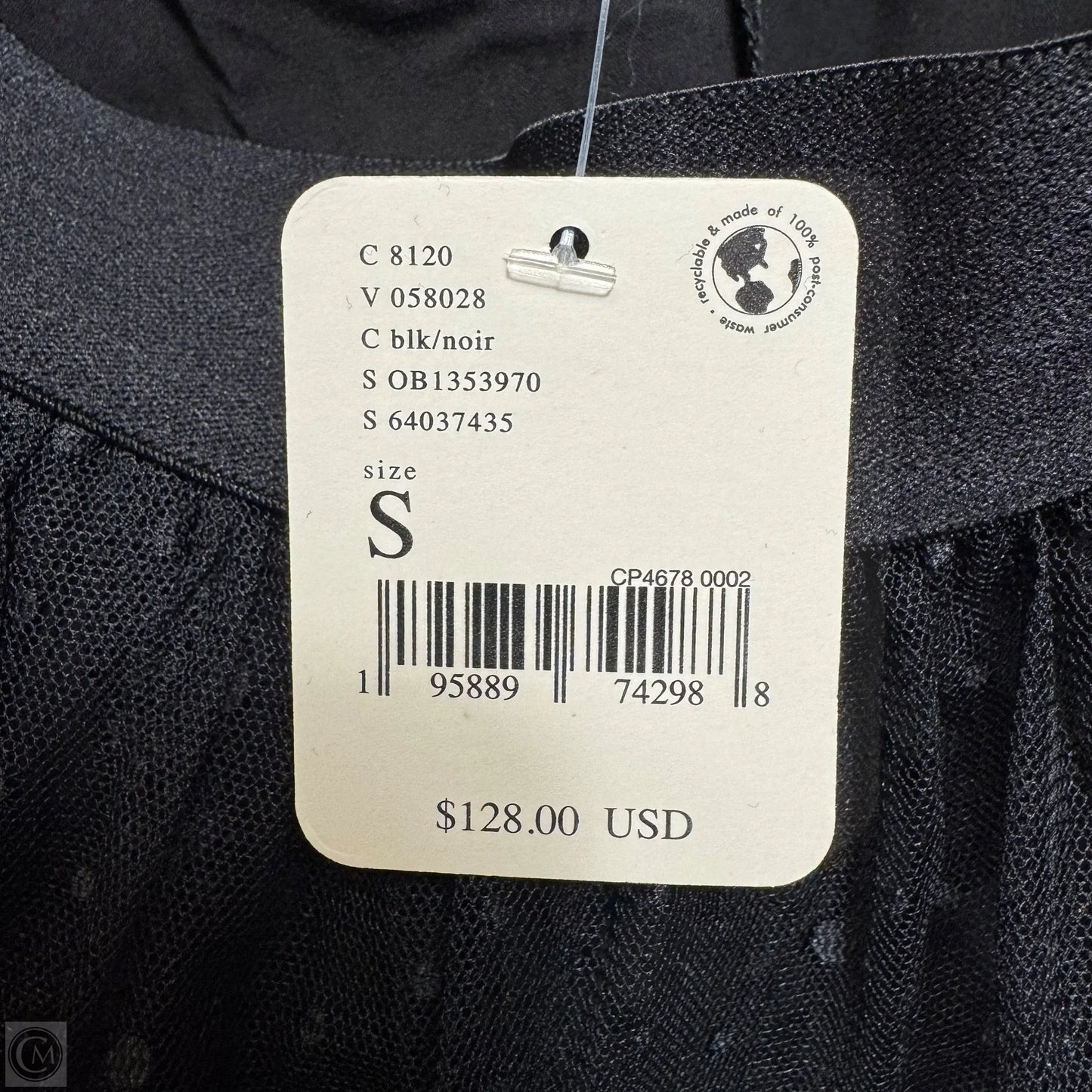 Skirt Midi By Free People In Black Polkadots, Size: S