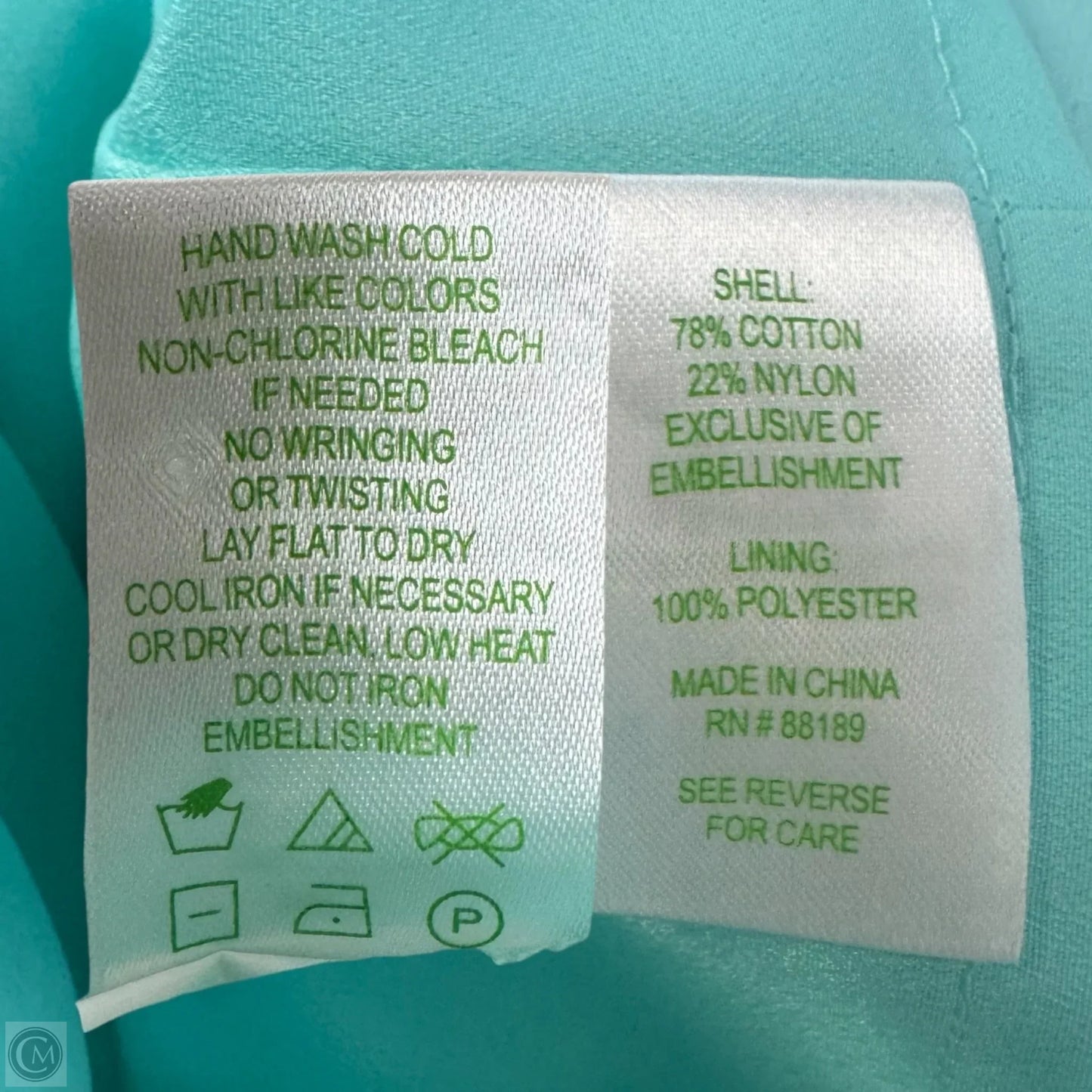 Nora Dress Crystal Water Beaded By Lilly Pulitzer In Aqua, Size: 6