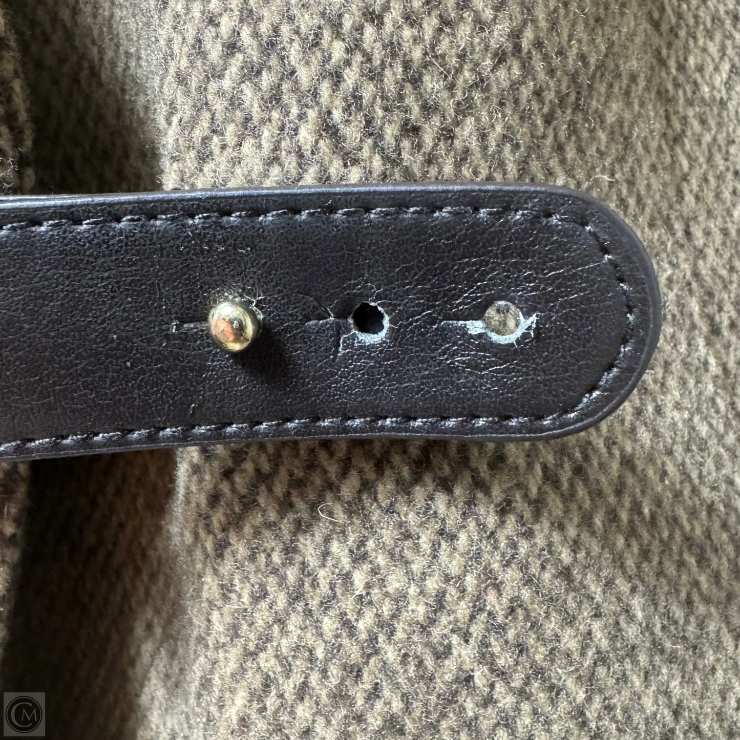 Coat Wool Blend By Lauren By Ralph Lauren In Tan, Size: 12