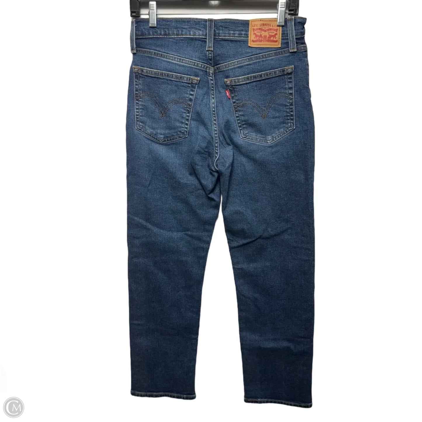 Wedgie Straight Jean By Levis In Blue Denim, Size: 6/28