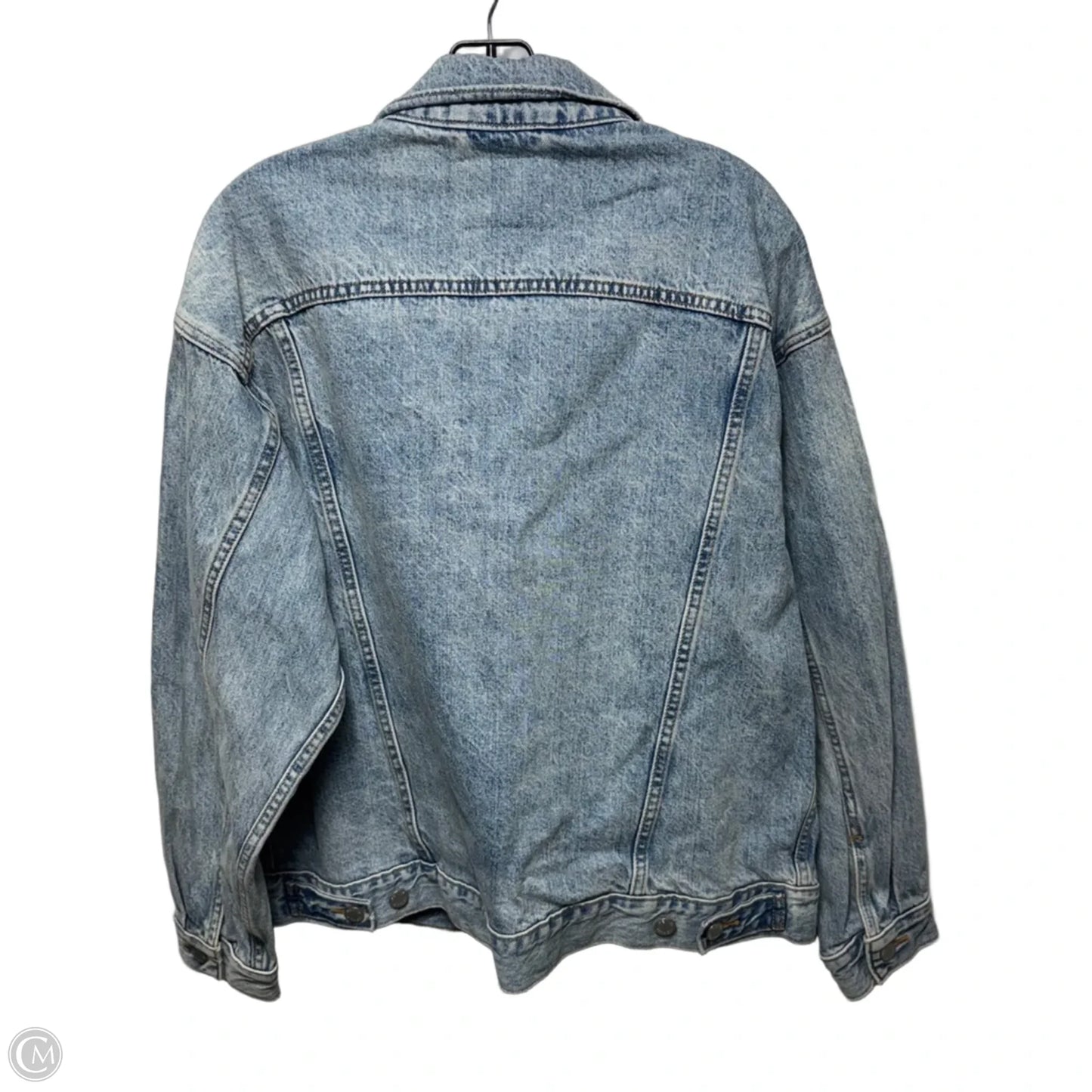 Jacket Denim By Denim Forum In Blue Denim, Size: M