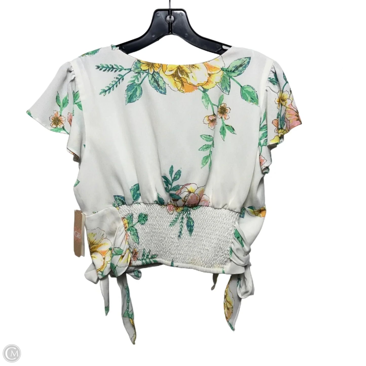 Garden Party Top Short Sleeve By Gianni Bini In Floral Print, Size: XL