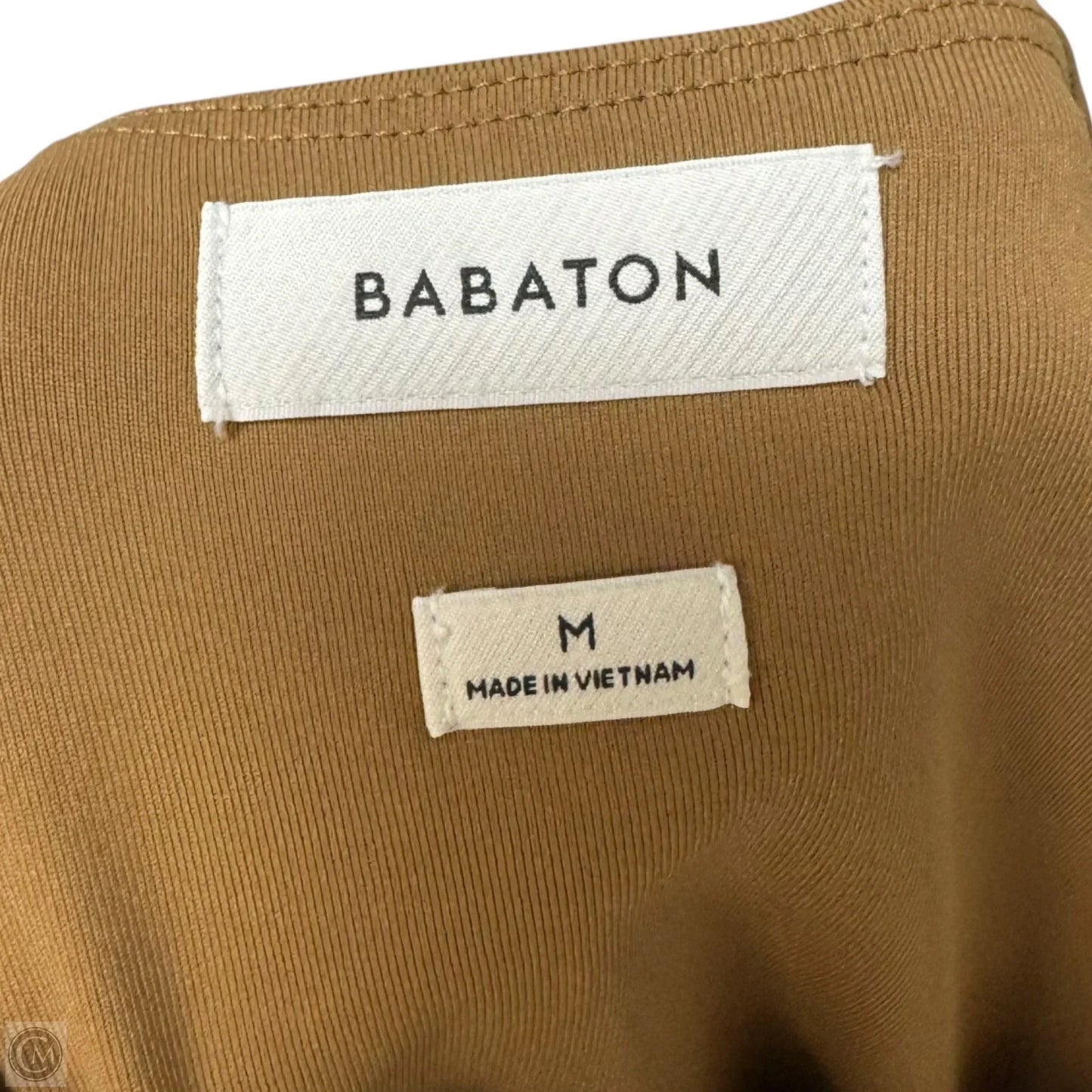 Contour Ruched Mini Dress By Babaton In Tan, Size: M