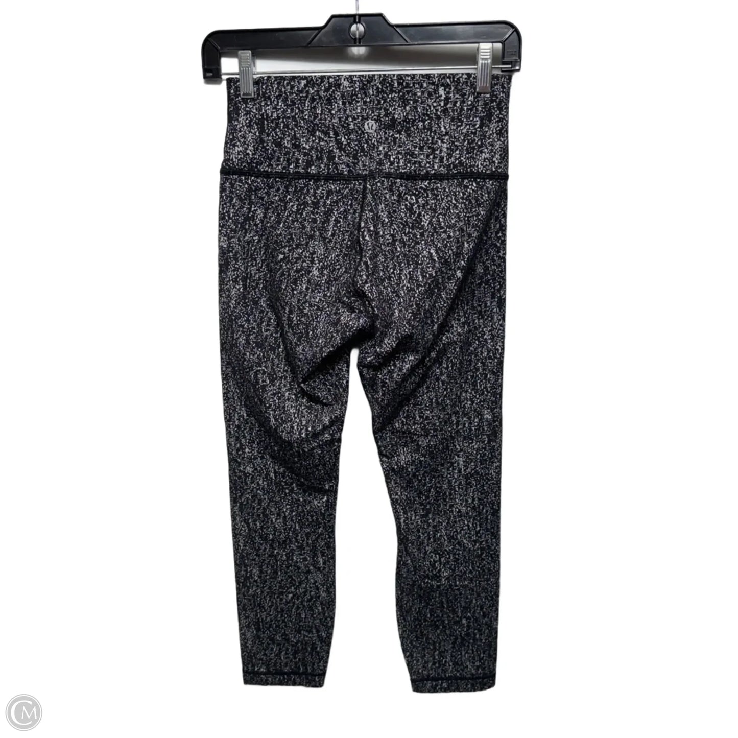 Athletic Leggings By Lululemon In Black & White, Size: 6