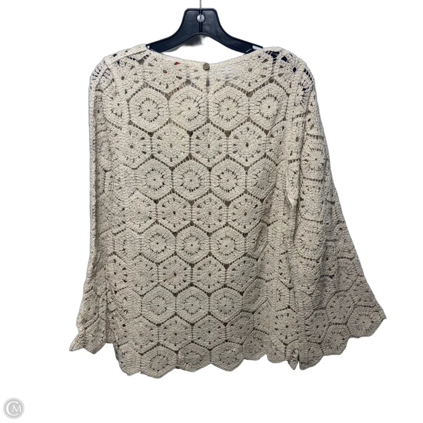 Sweater By Solitaire In Cream, Size: M