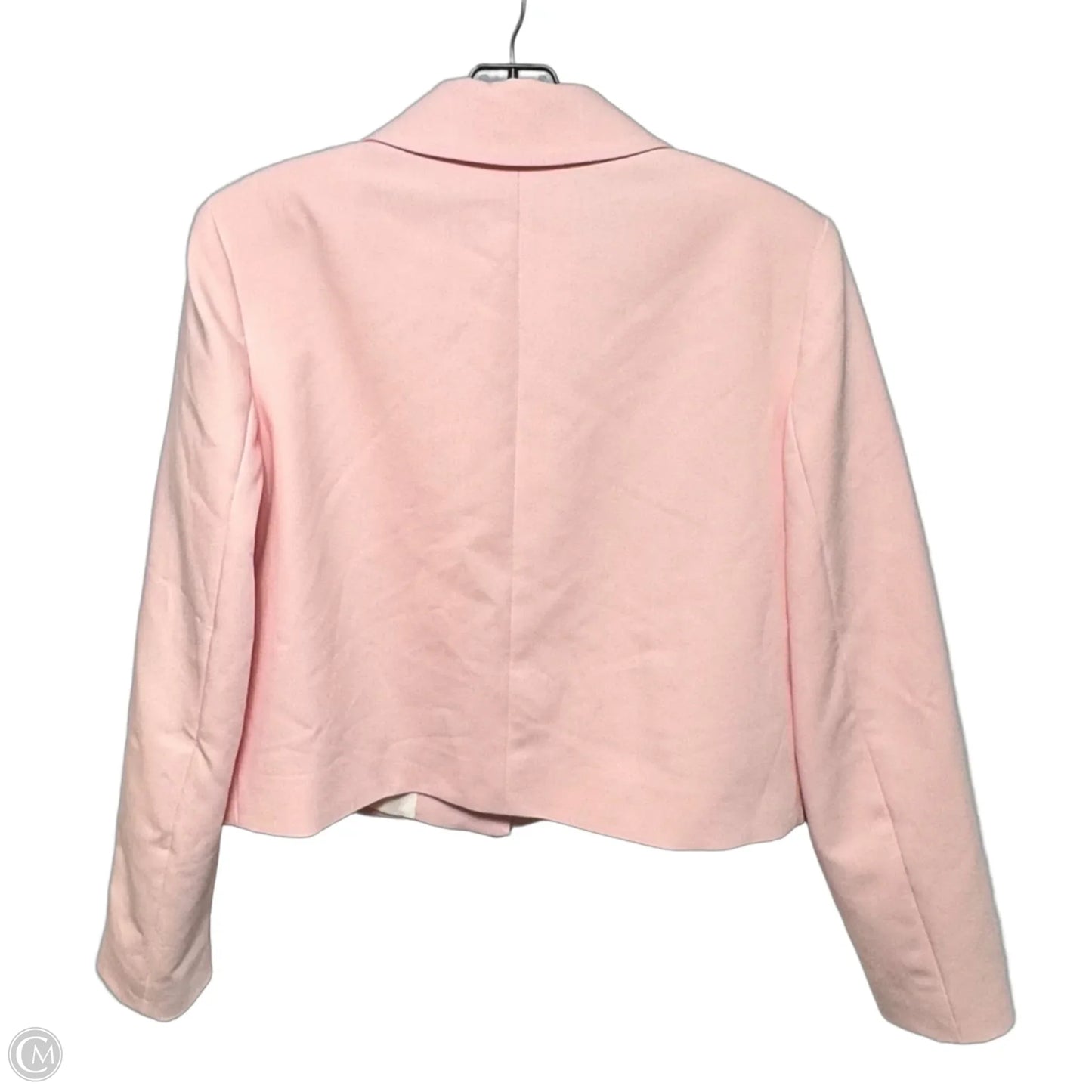 Cropped Blazer With Embossed Buttons By Zara In Pink, Size: S