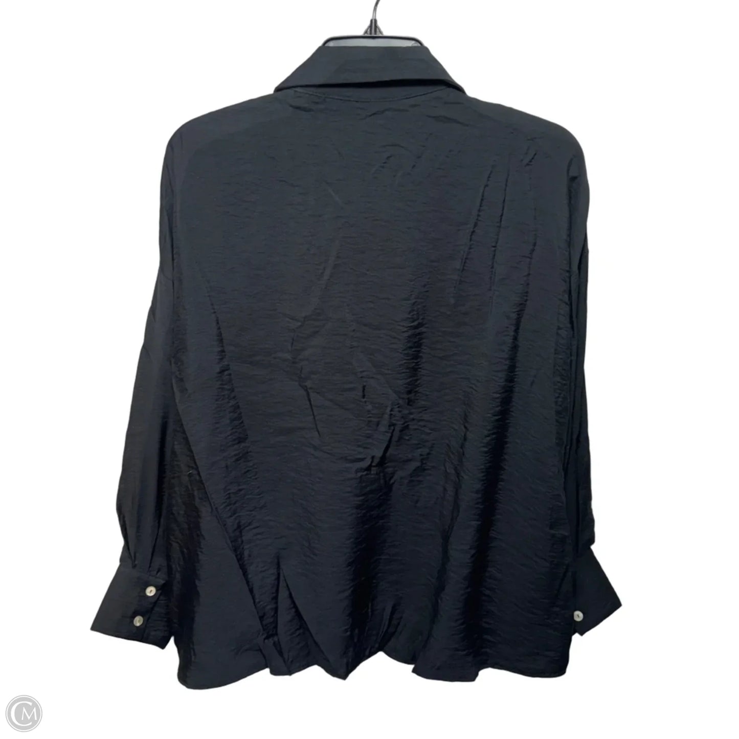 Top Long Sleeve By Anthropologie In Black, Size: S