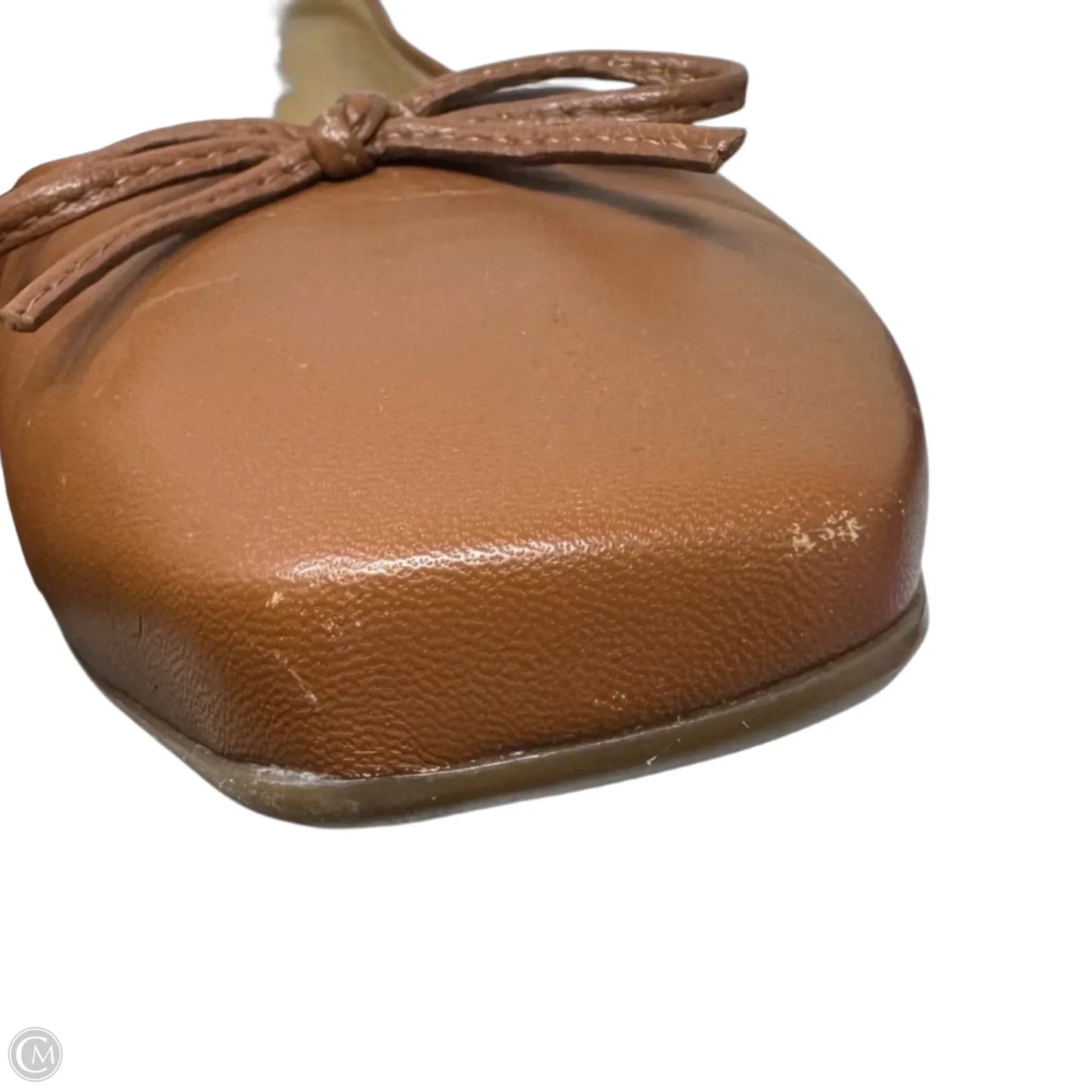 Gwynn Leather Ballet Flats Shoes By Bernardo In Brown, Size: 9