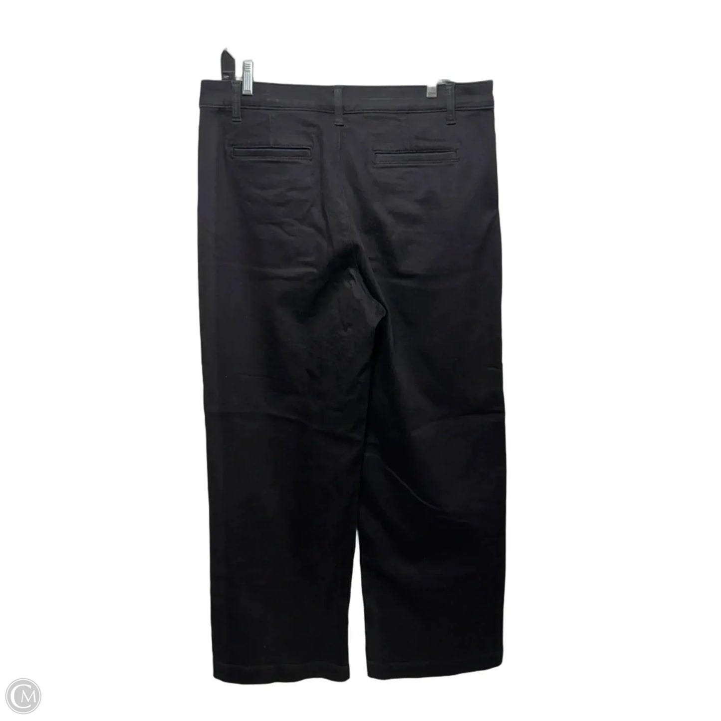 Jeans Wide Leg By Talbots In Black Denim, Size: 14