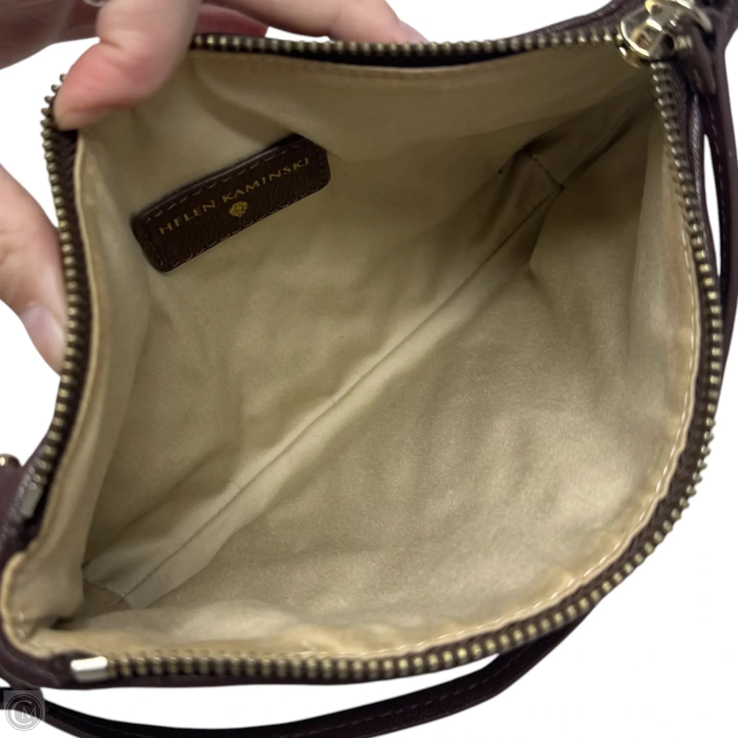 Woven Wristlet Leather By Helen Kaminksi, Size: Medium