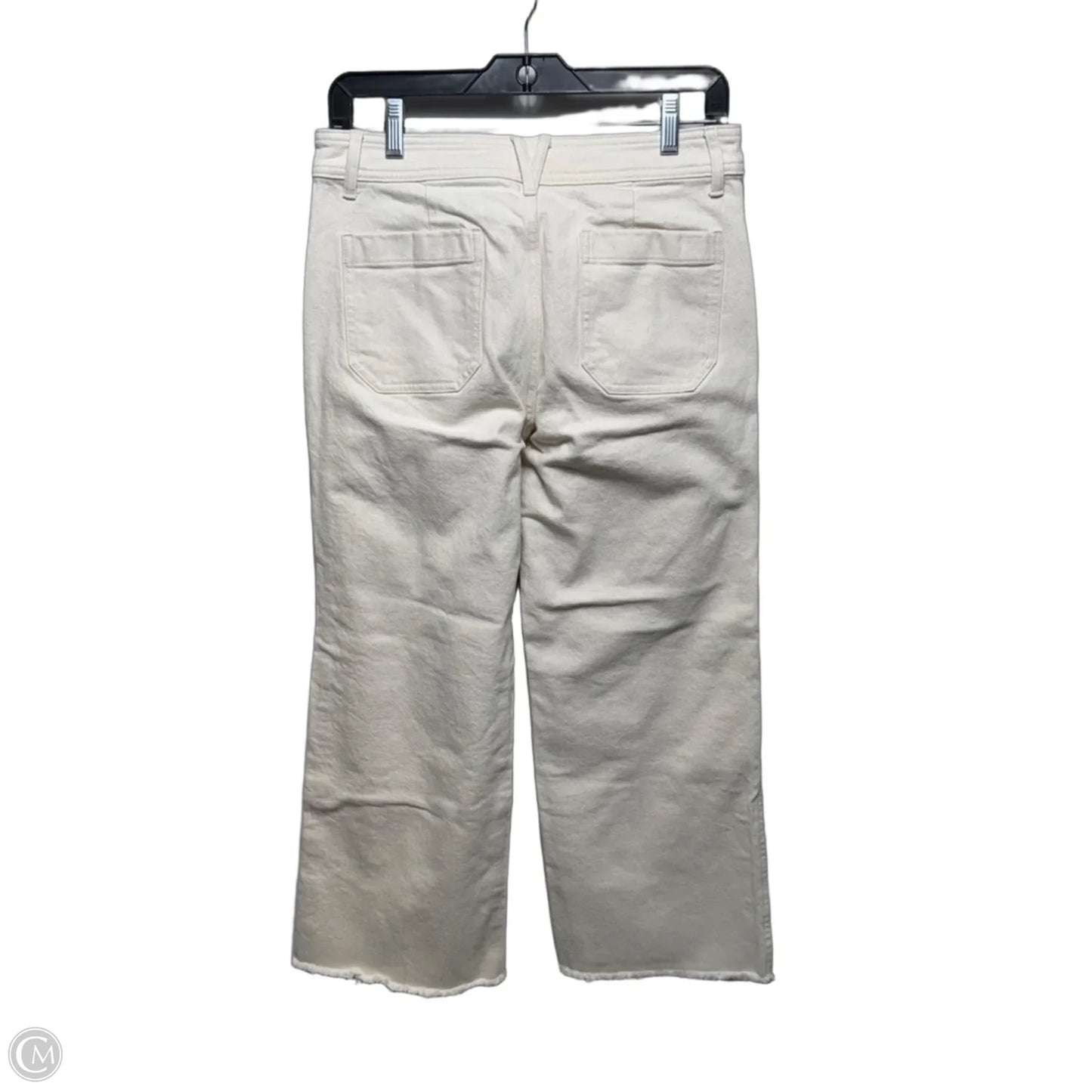 Jeans Wide Leg By Vineyard Vines In Cream Denim, Size: 2/26