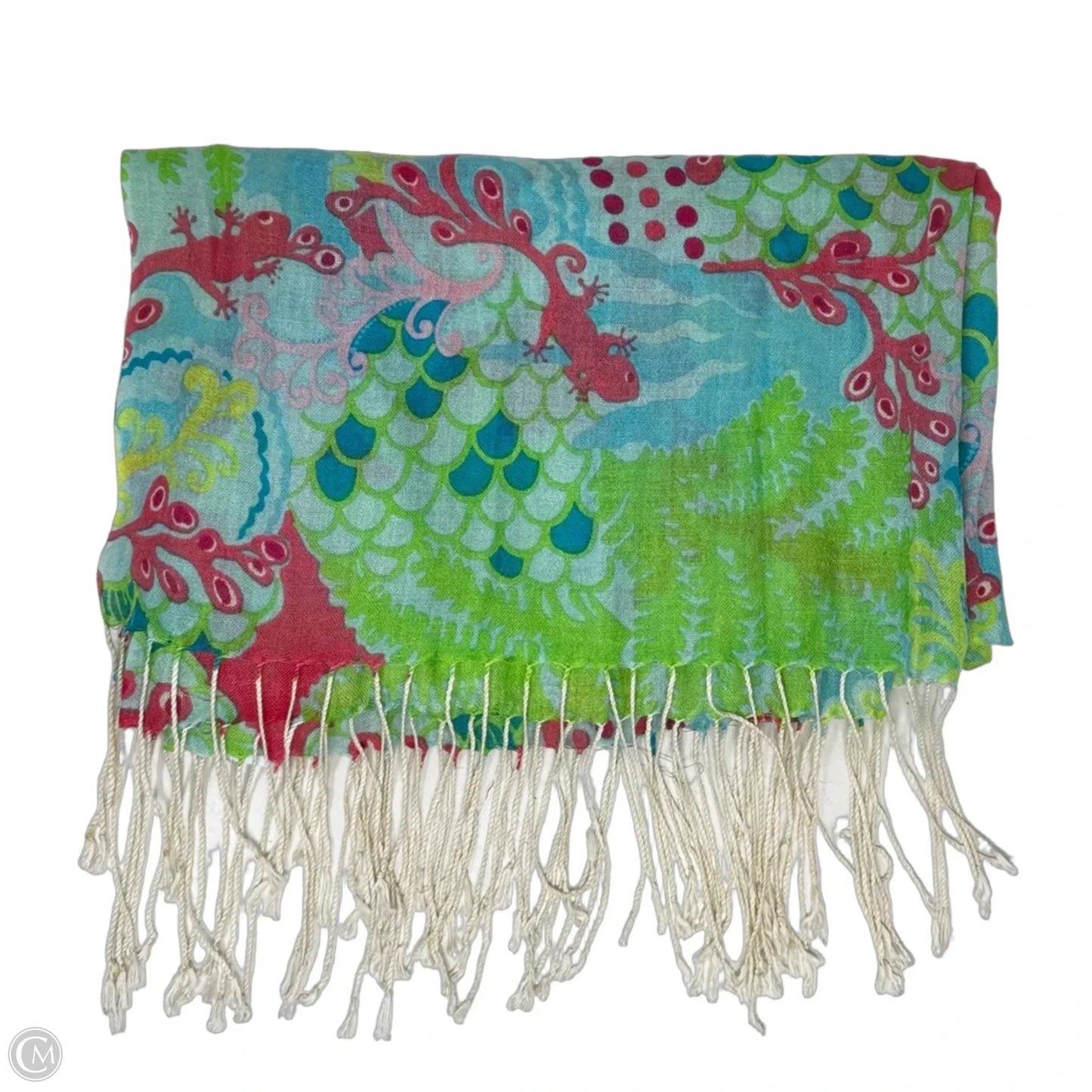 Fringe Long Scarf Designer By Lilly Pulitzer