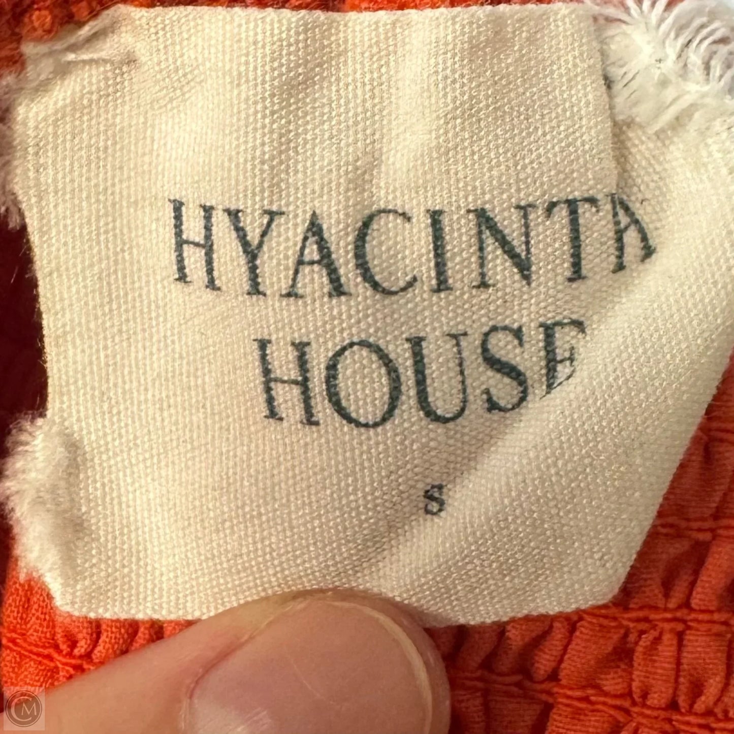Clara Eyelet Mini Dress By Hyacinth House In Orange, Size: S