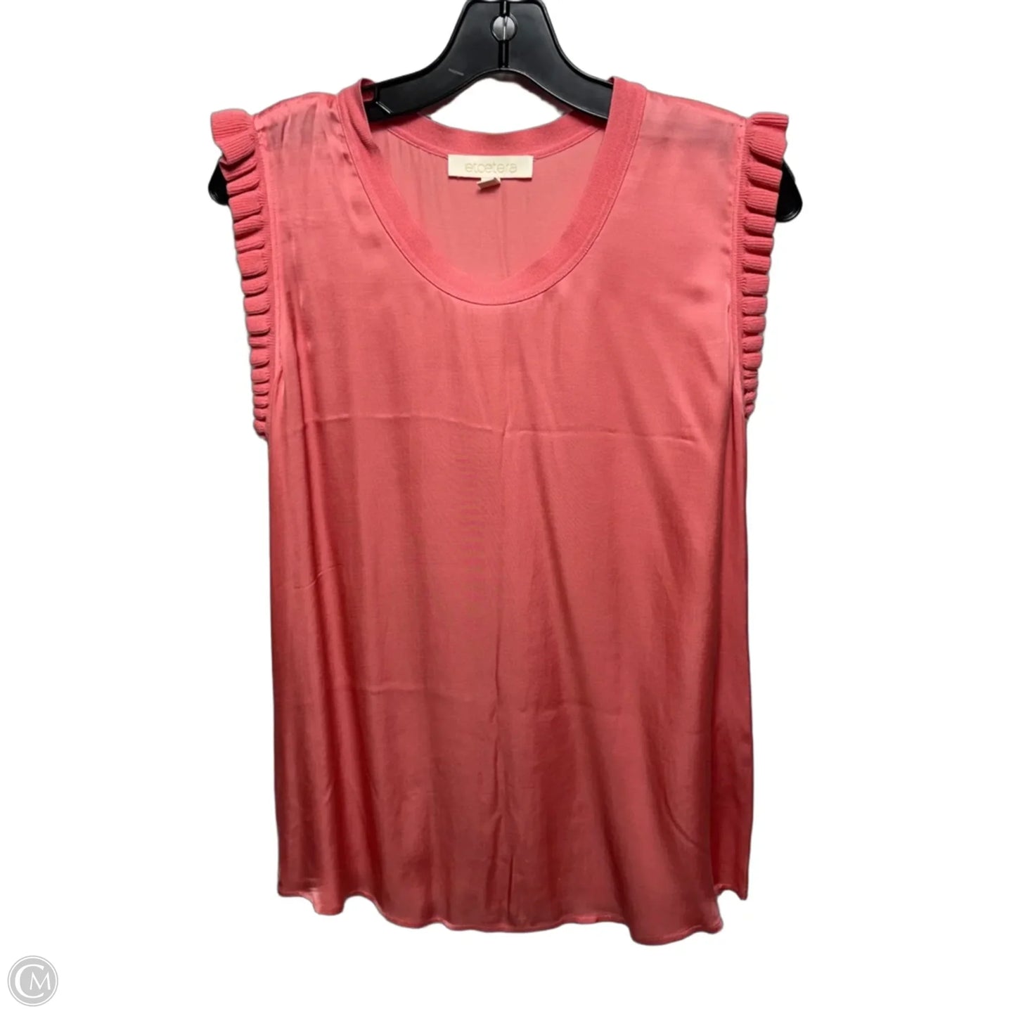 Top Sleeveless By Etcetra In Pink, Size: 8