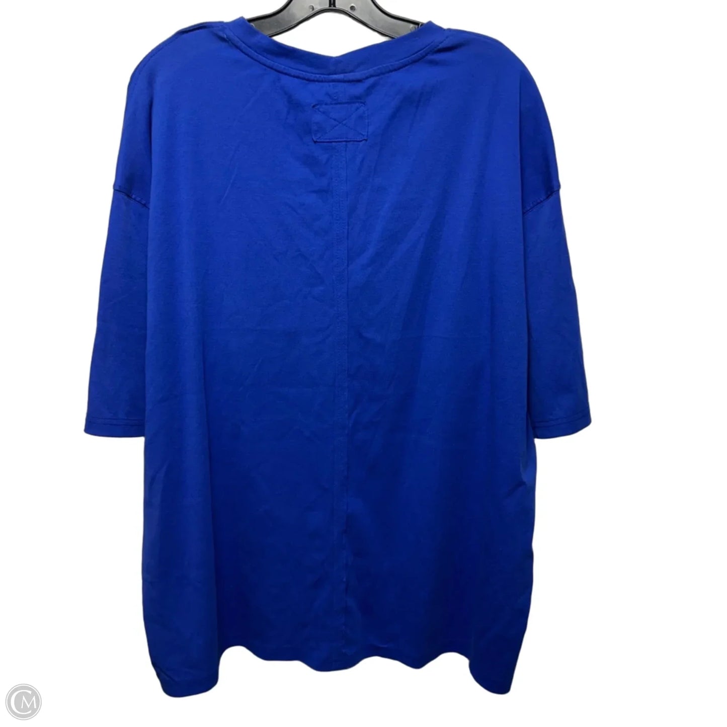 Top Short Sleeve Basic Unbranded In Blue, Size: Xl