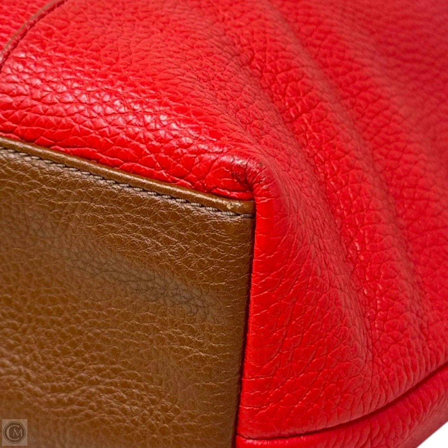 Tote Leather By Fossil, Size: Medium