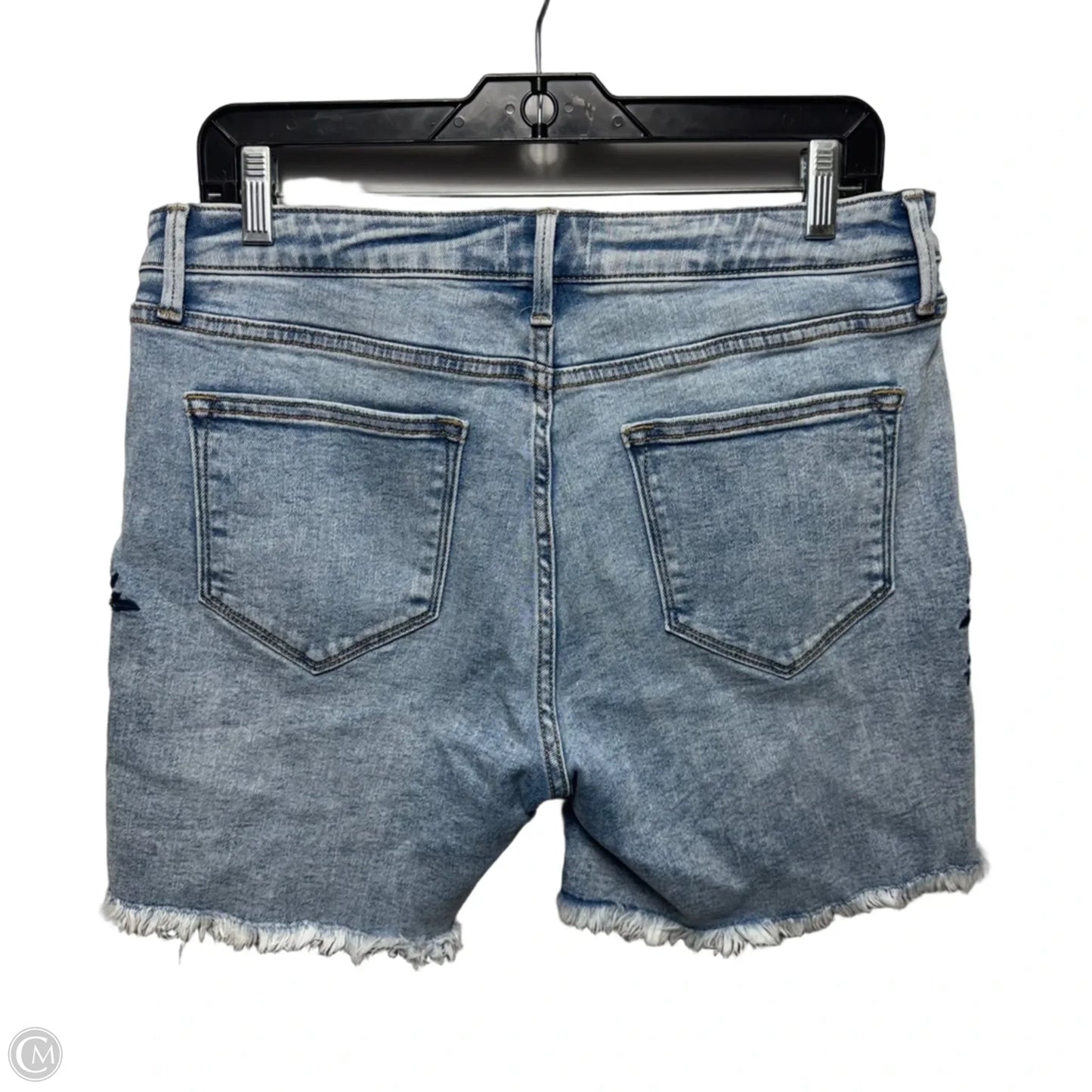 Embroidered Shorts By Driftwood In Blue Denim, Size: 6/28