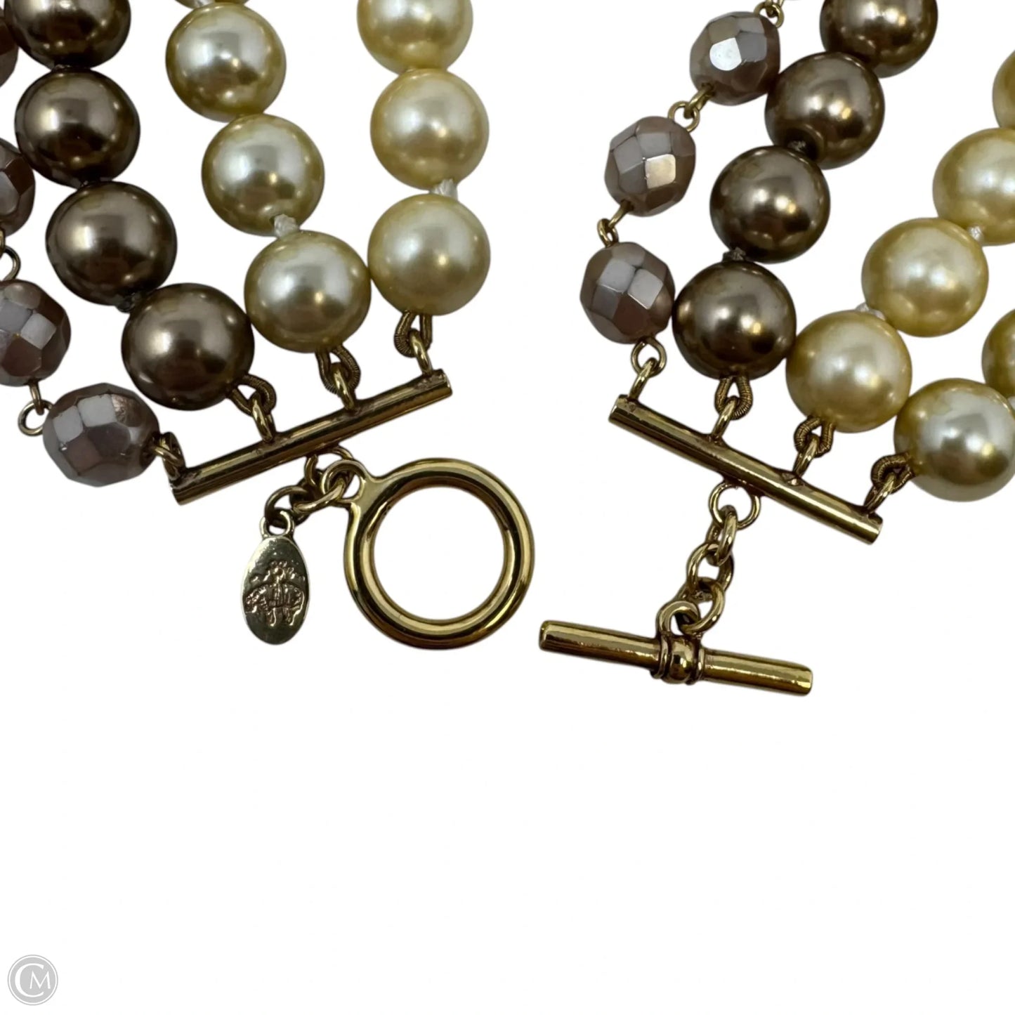 Faux Pearl Necklace Layered By Brooks Brothers