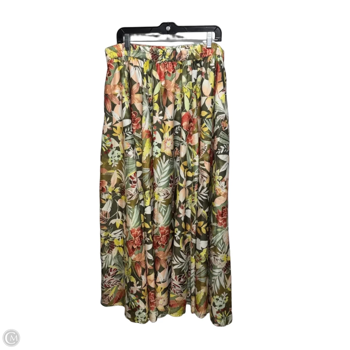 Skirt Maxi By Cato In Floral Print, Size: 18/20