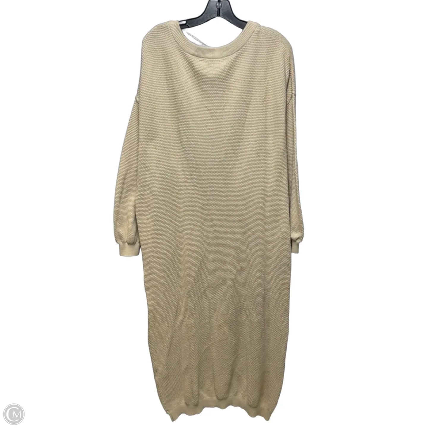 Hailee Sweater Midi Dress By Free People Beach In Tan, Size: L