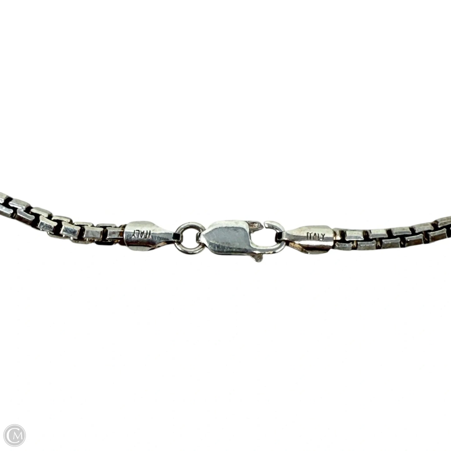 Italian Sterling Silver Box Chain Necklace