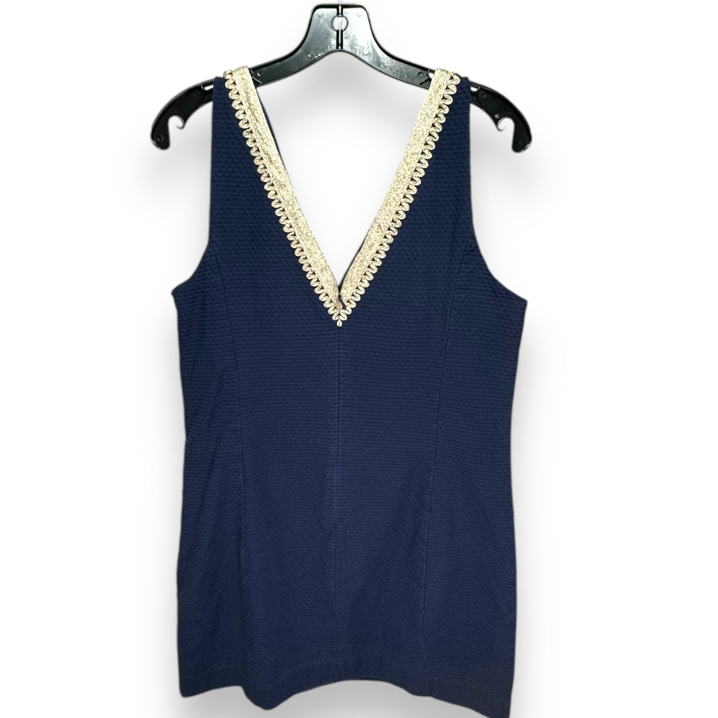 Junie Shift Dress Designer By Lilly Pulitzer In True Navy, Size: M