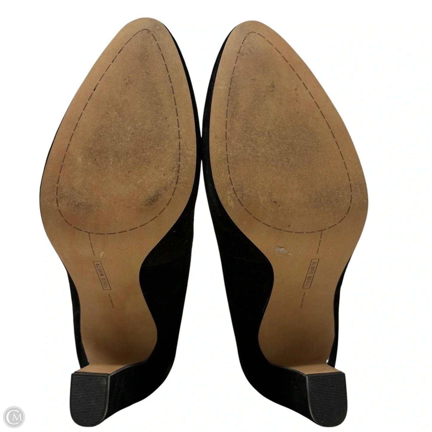Block Heel Pumps By Vince Camuto In Black, Size: 7.5