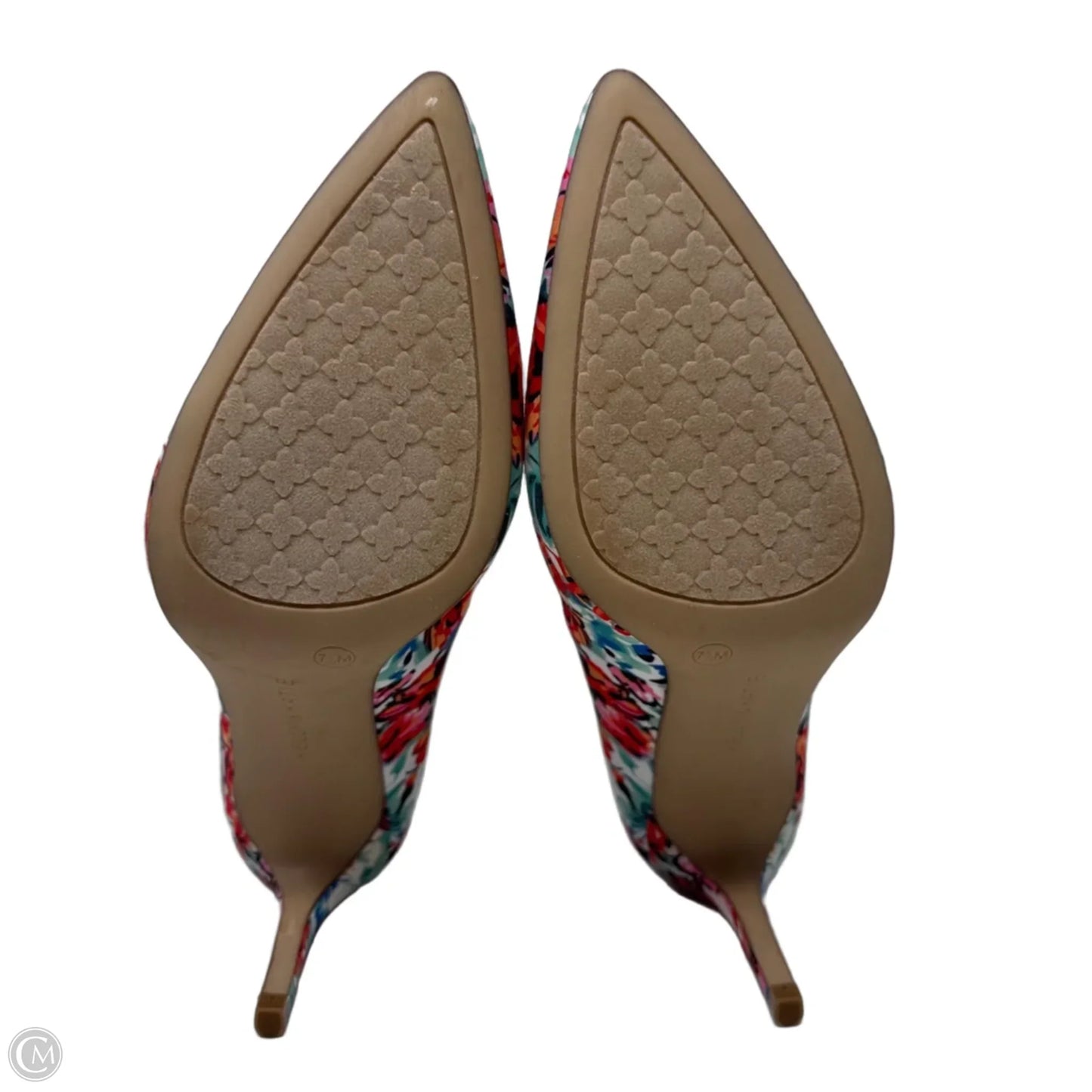 Shoes Heels Stiletto By Kelly And Katie In Floral Print, Size: 7.5