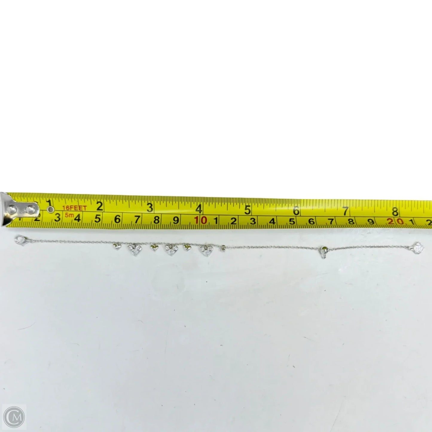 Haven Silver Heart Crystal Chain Bracelet By Kendra Scott