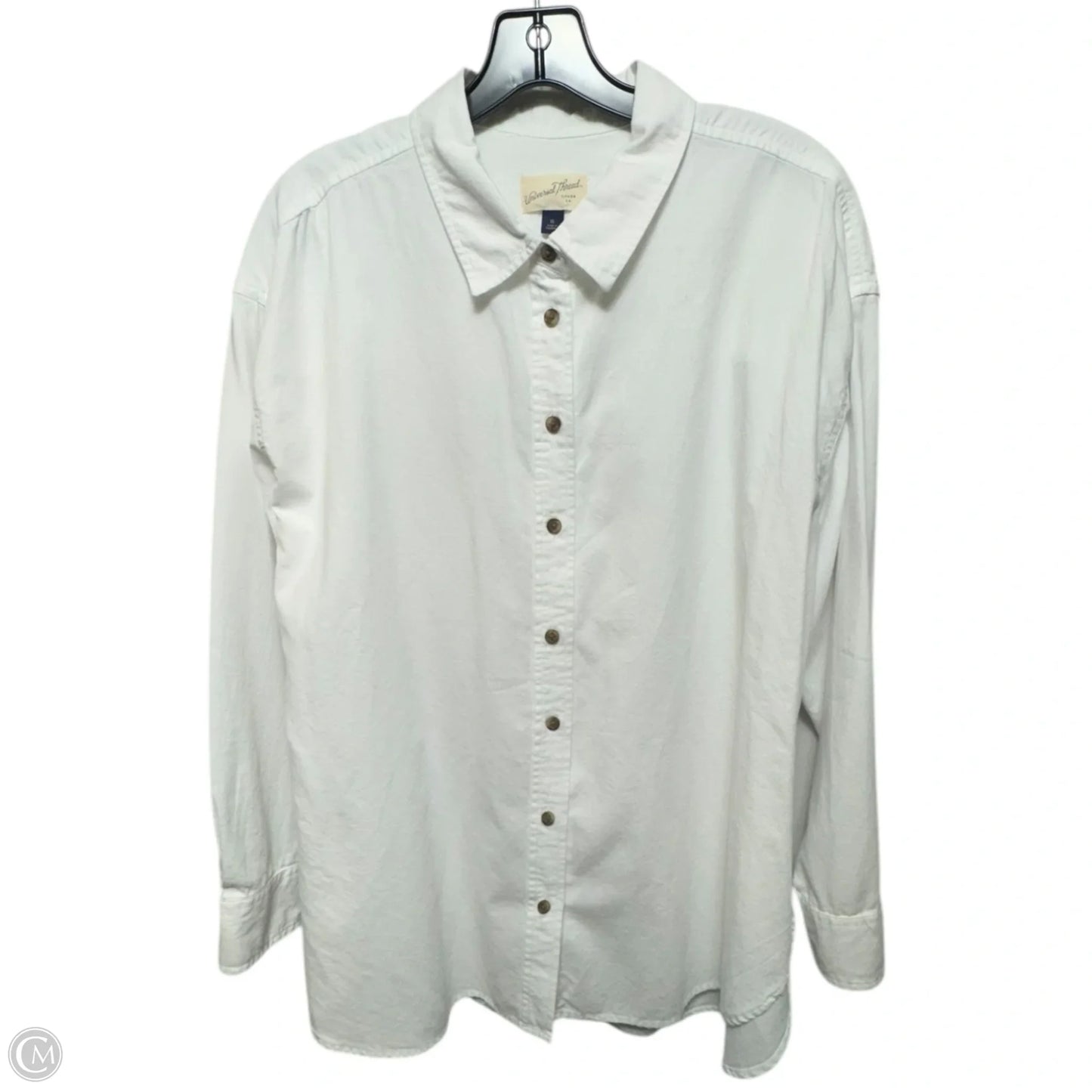 Top Long Sleeve By Universal Thread In White, Size: Xl