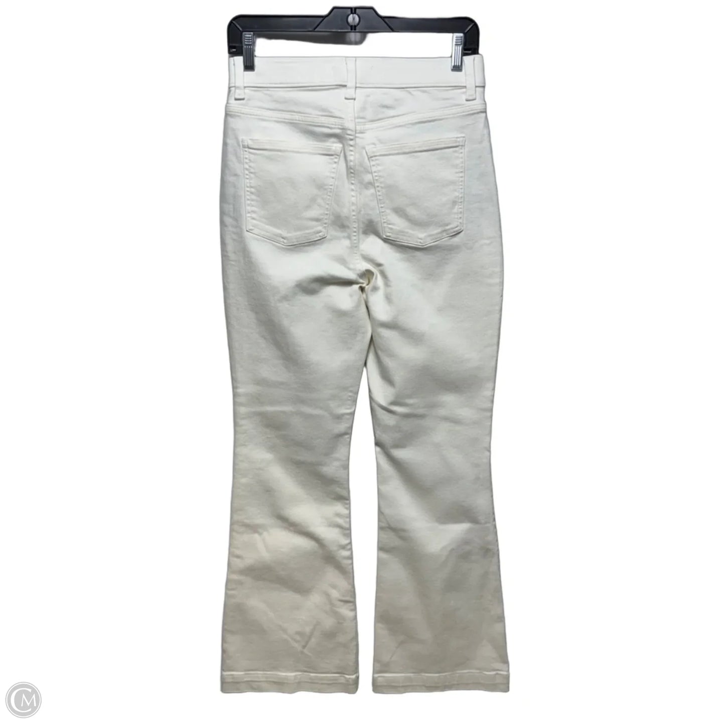 Jeans Flared By Spanx In White, Size: 8